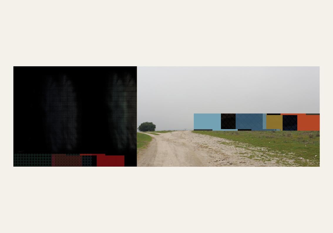 Francisco Nicolás Figurative Print - Way - Contemporary, Abstract, Pop art, geometric, landscape, figurative 