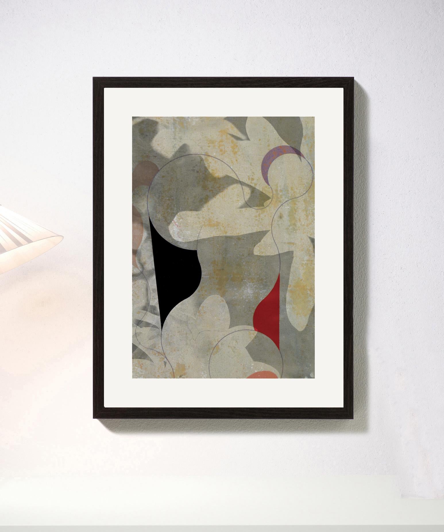 white -Contemporary, Abstract, Modern, Pop art, Surrealist, Landscape, Nature - Print by Francisco Nicolás
