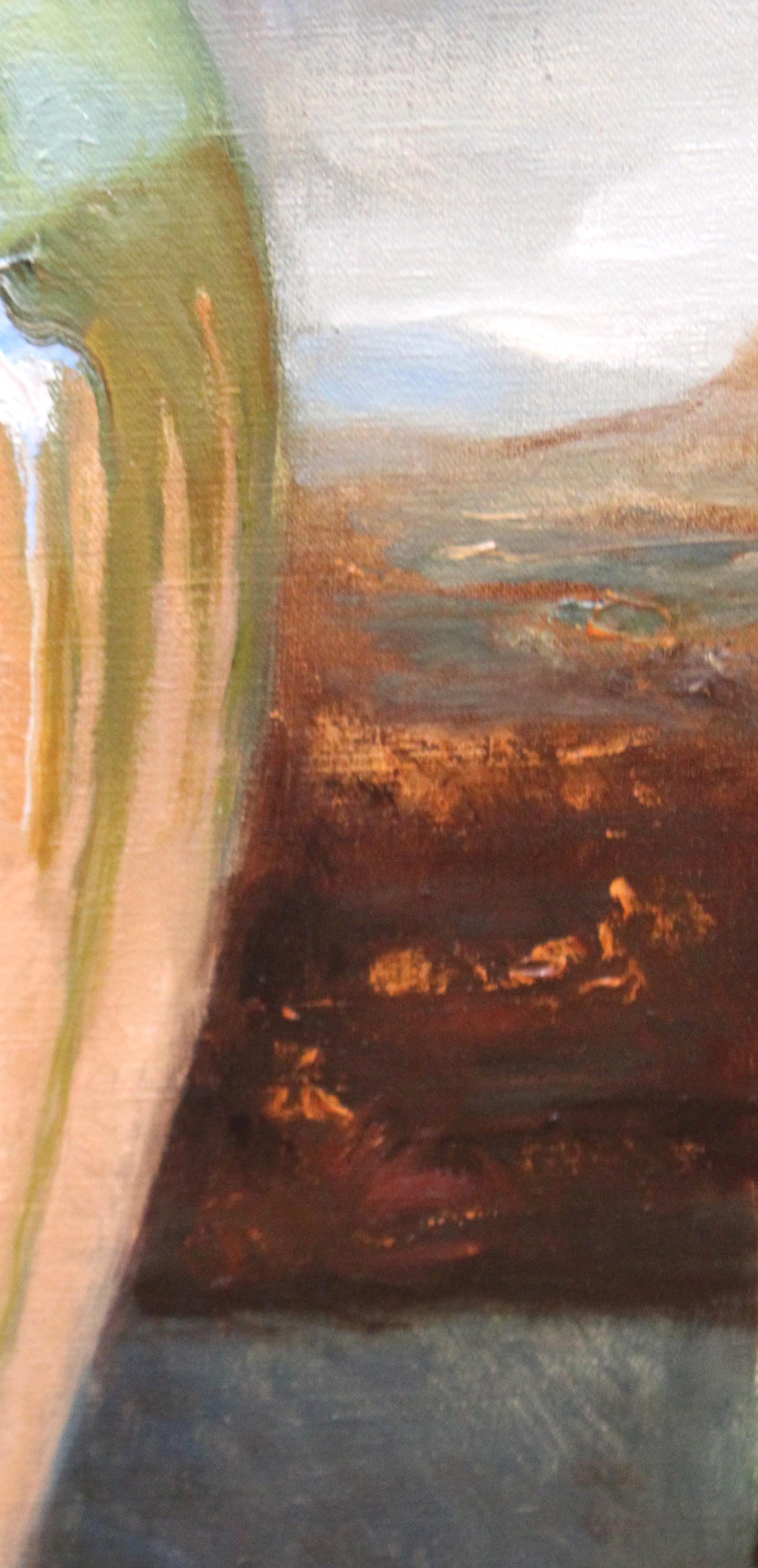 Joven cantarera - Óleo sobre tela - Año 1979 For Sale 2