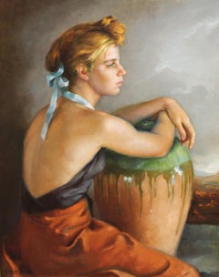 Joven cantarera - Óleo sobre tela - Año 1979