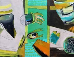 Fragments abstraits 04, Peinture, Acrylique sur toile