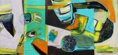 Fragments abstraits 04, Peinture, Acrylique sur toile