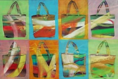Bolsas bonitas, Pintura, Acrílico sobre lienzo