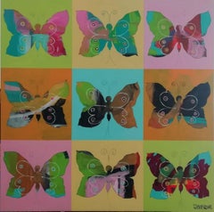 Butterfly, Painting, Acrylic on Canvas