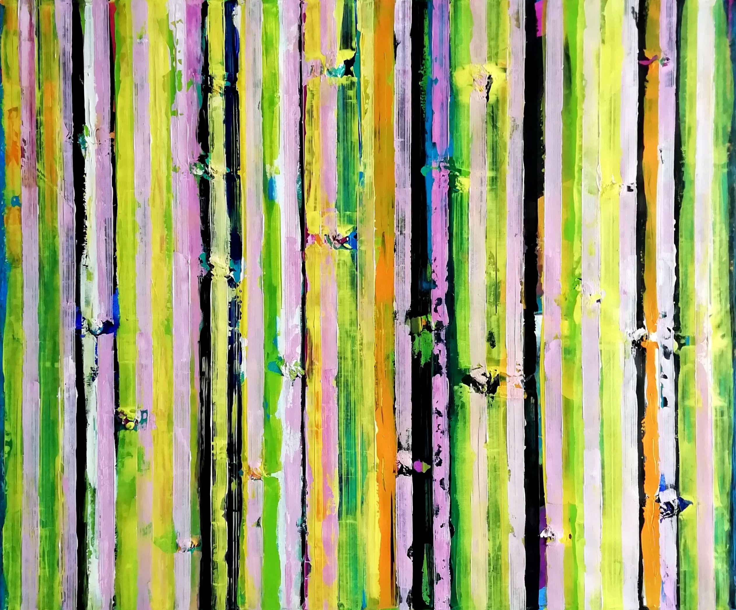 Something wonderful 2, Gemälde, Acryl auf Leinwand – Painting von Francisco Santos