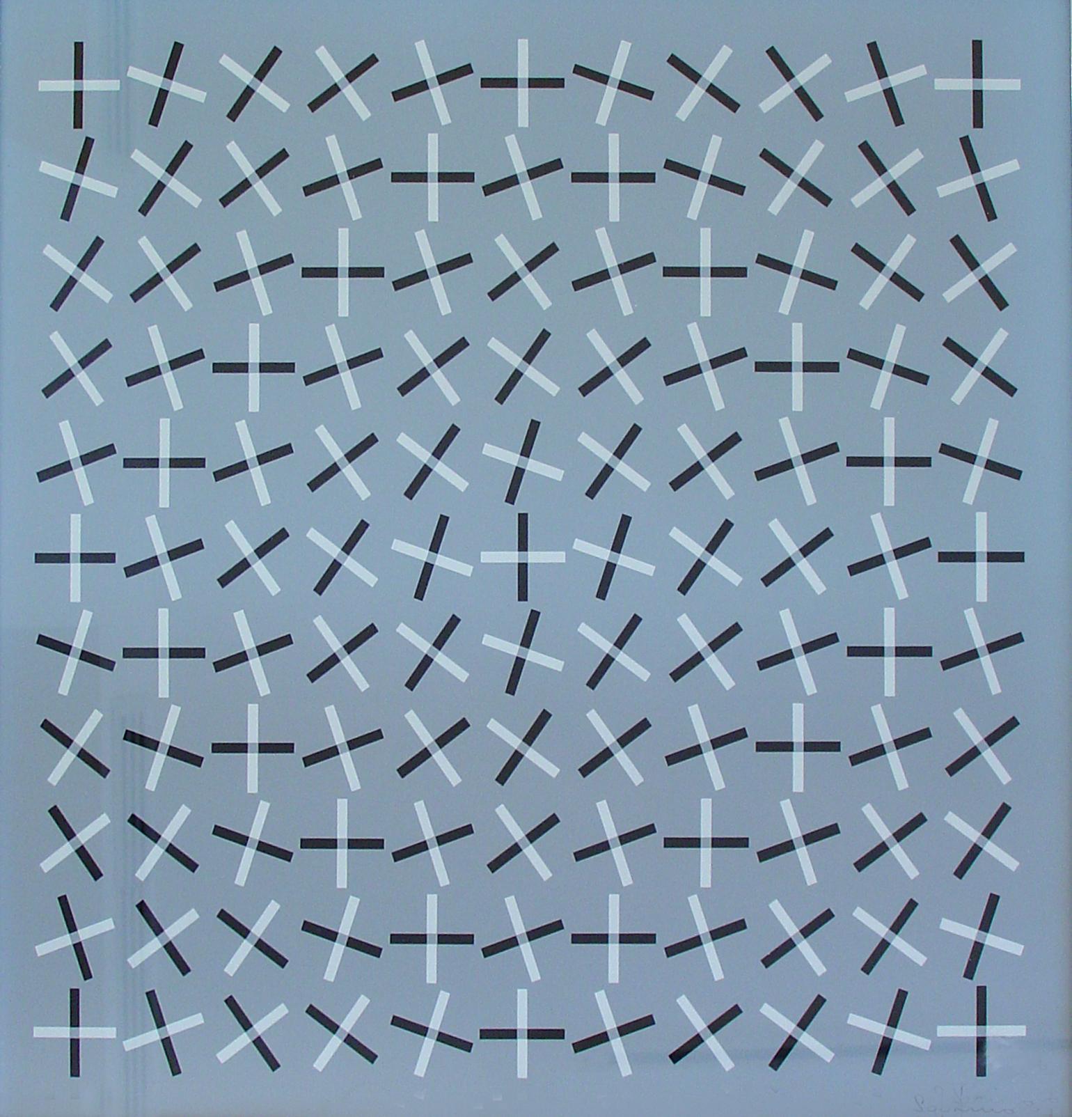 Abstract Print Francisco Sobrino - UNTITled - INTÉRIEURE
