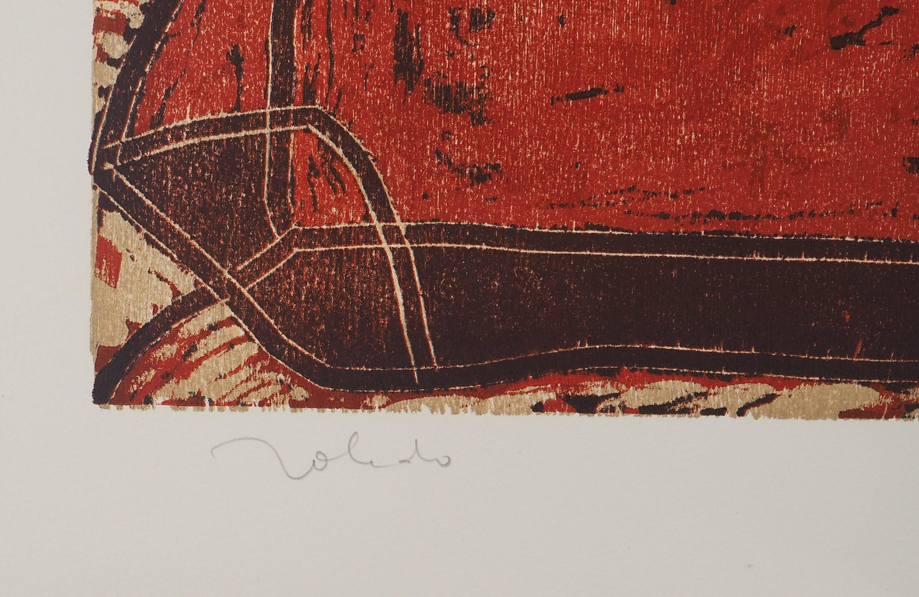 Man Power : Virility - Original lithograph, Handsigned Numbered /60 - Print by Francisco Toledo 