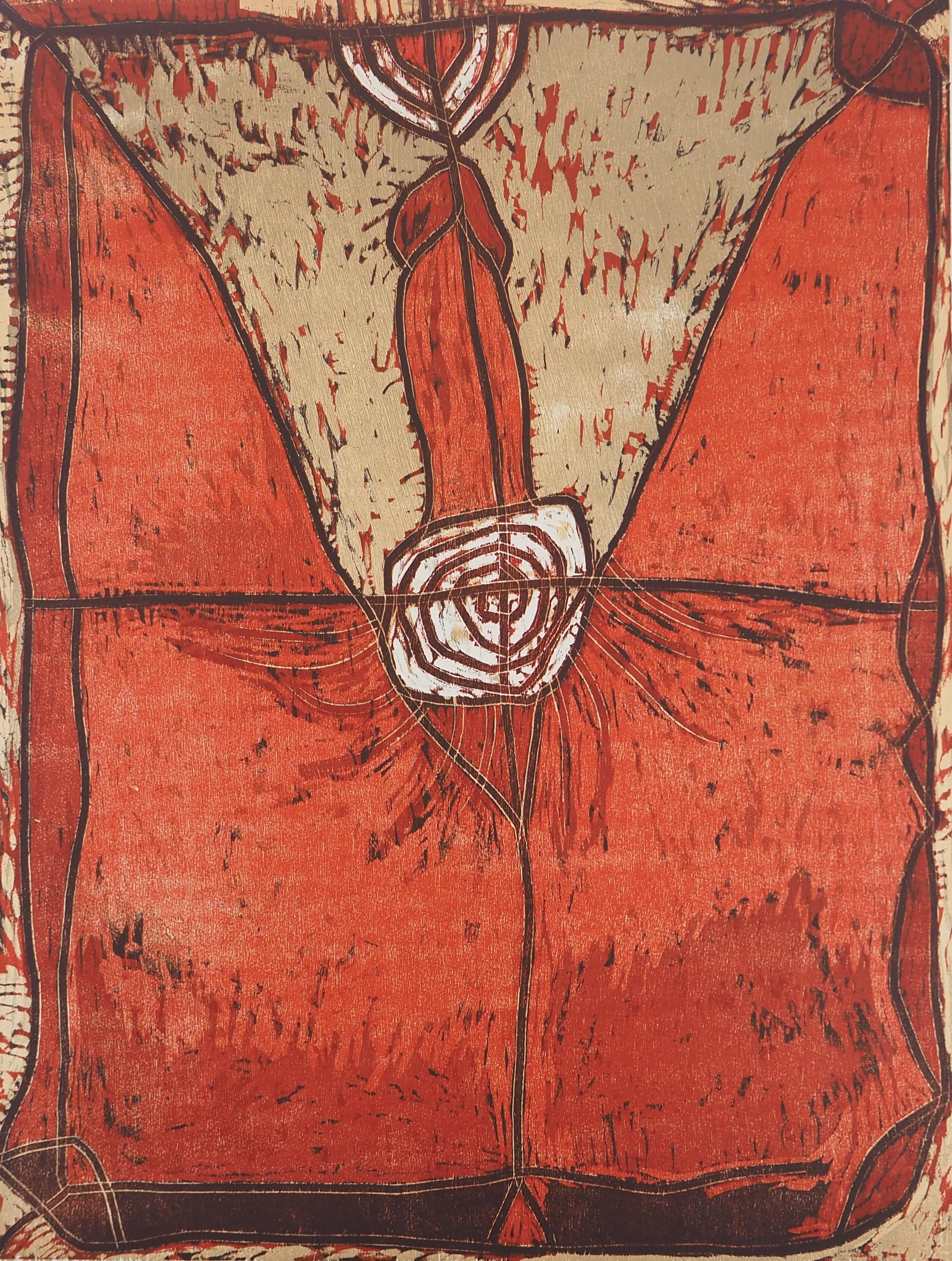 Man Power : Virility - Original lithograph, Handsigned Numbered /60 - Modern Print by Francisco Toledo 
