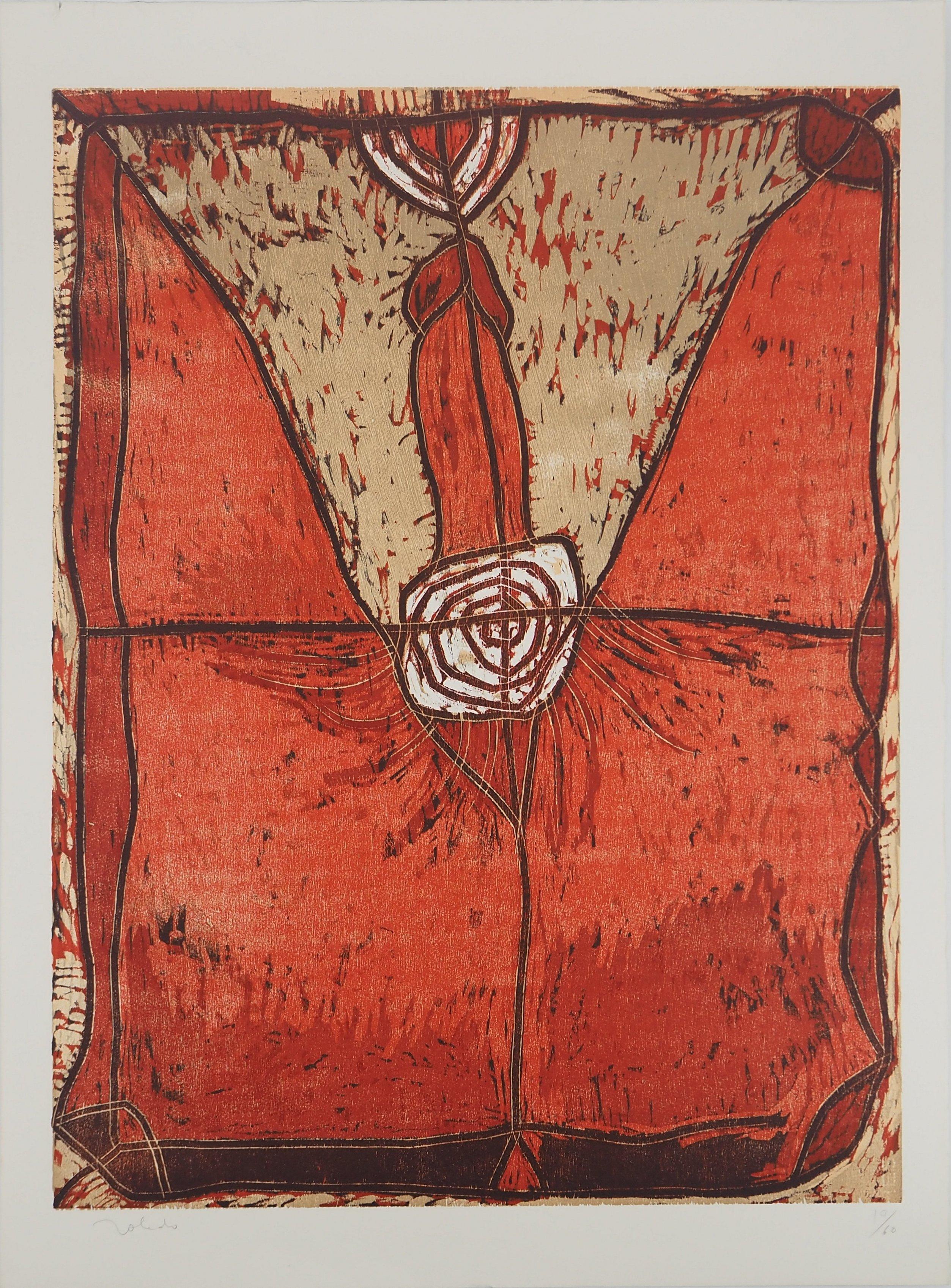 Francisco Toledo  Nude Print - Man Power : Virility - Original lithograph, Handsigned Numbered /60