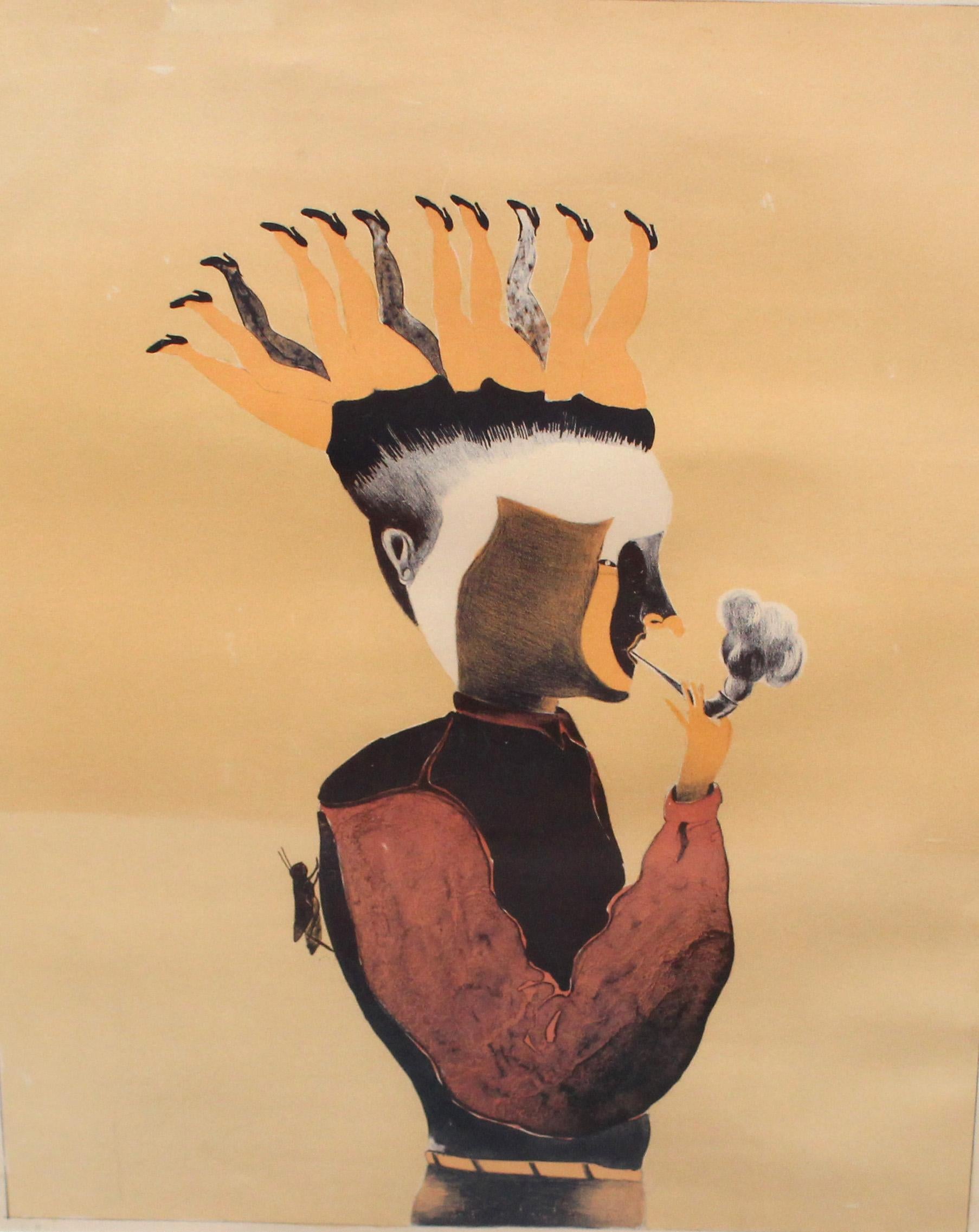 Piensas de las mujeres - 1976 - Modern Print by Francisco Toledo 