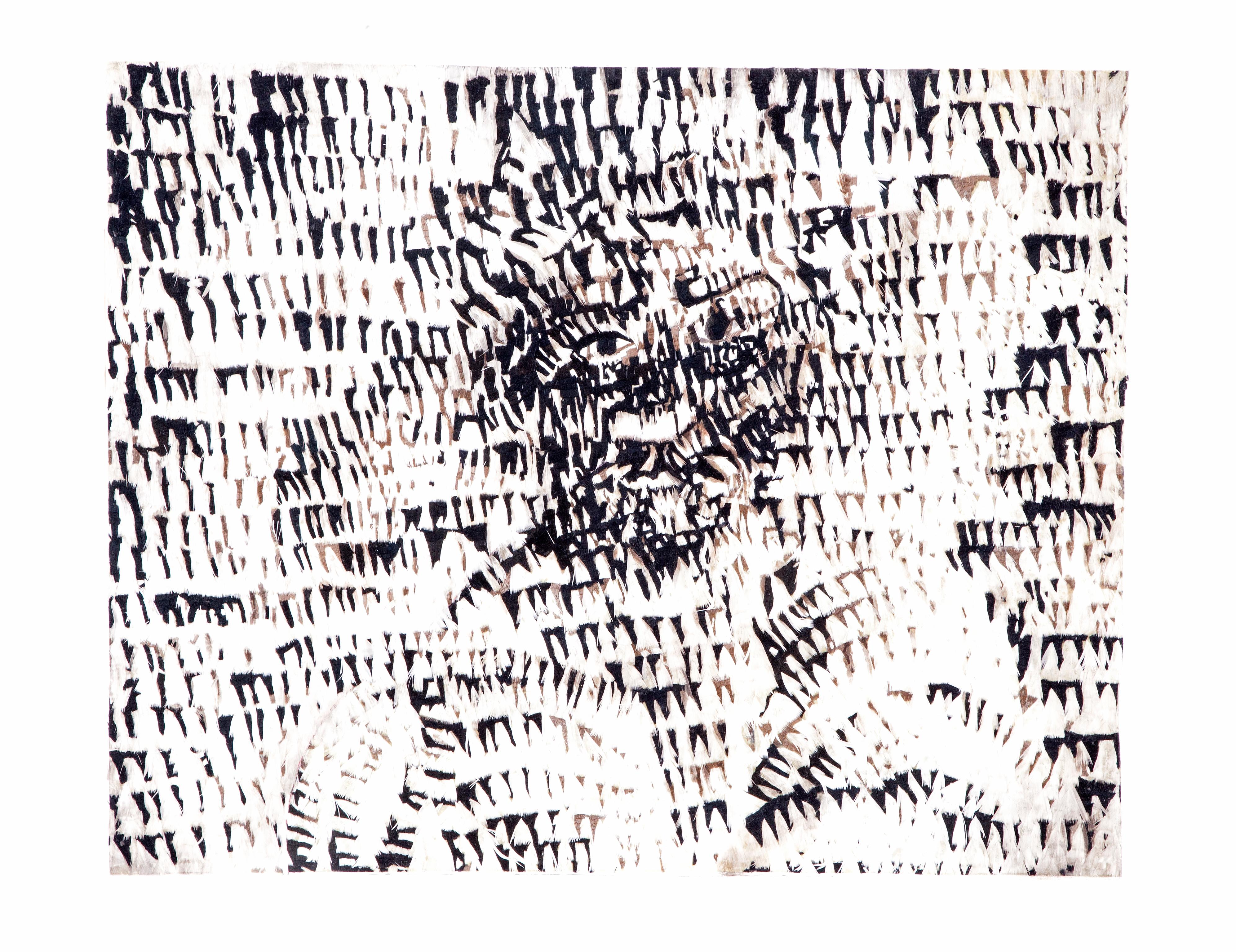 Abstract Painting Francisco Toledo - FRANCISCO TOLEDO - AUTORETRATO PIÈCE UNIQUE