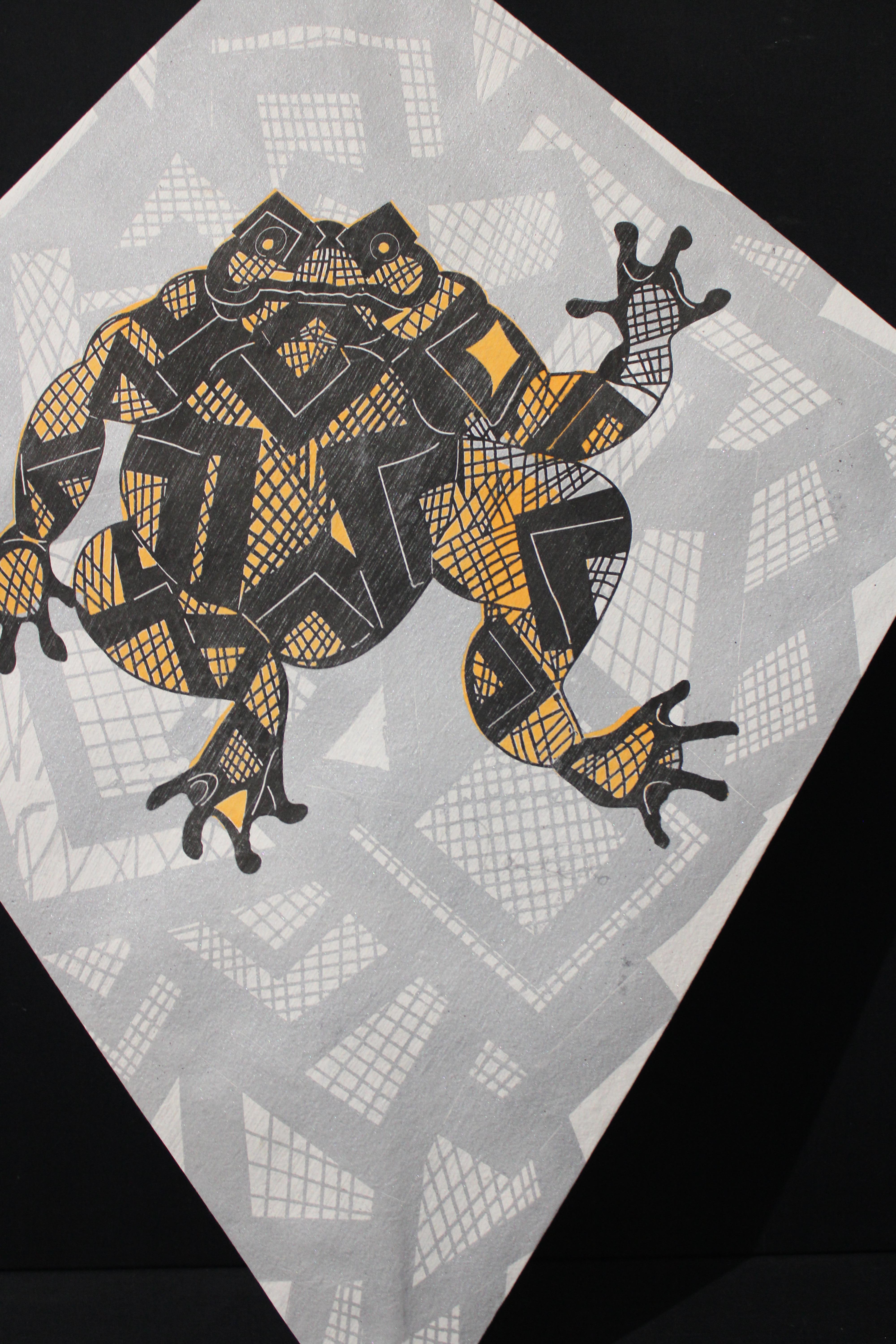 Francisco Toledo Kite Frog FRAMED For Sale 1