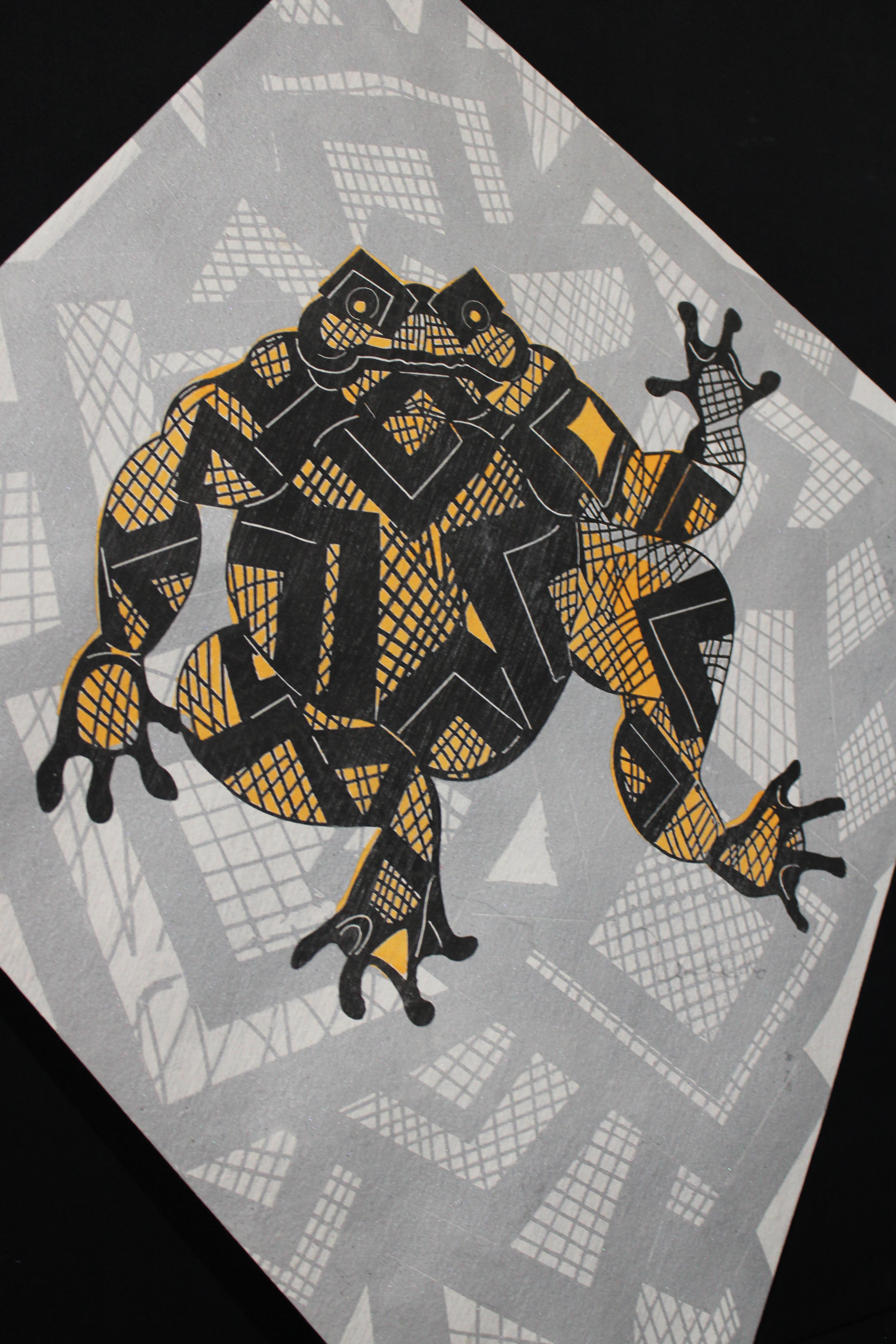 Francisco Toledo Kite Frog FRAMED For Sale 4