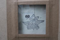 Kite: Ink and Gouache on Handmade Paper, Unframed, 95x80 cm