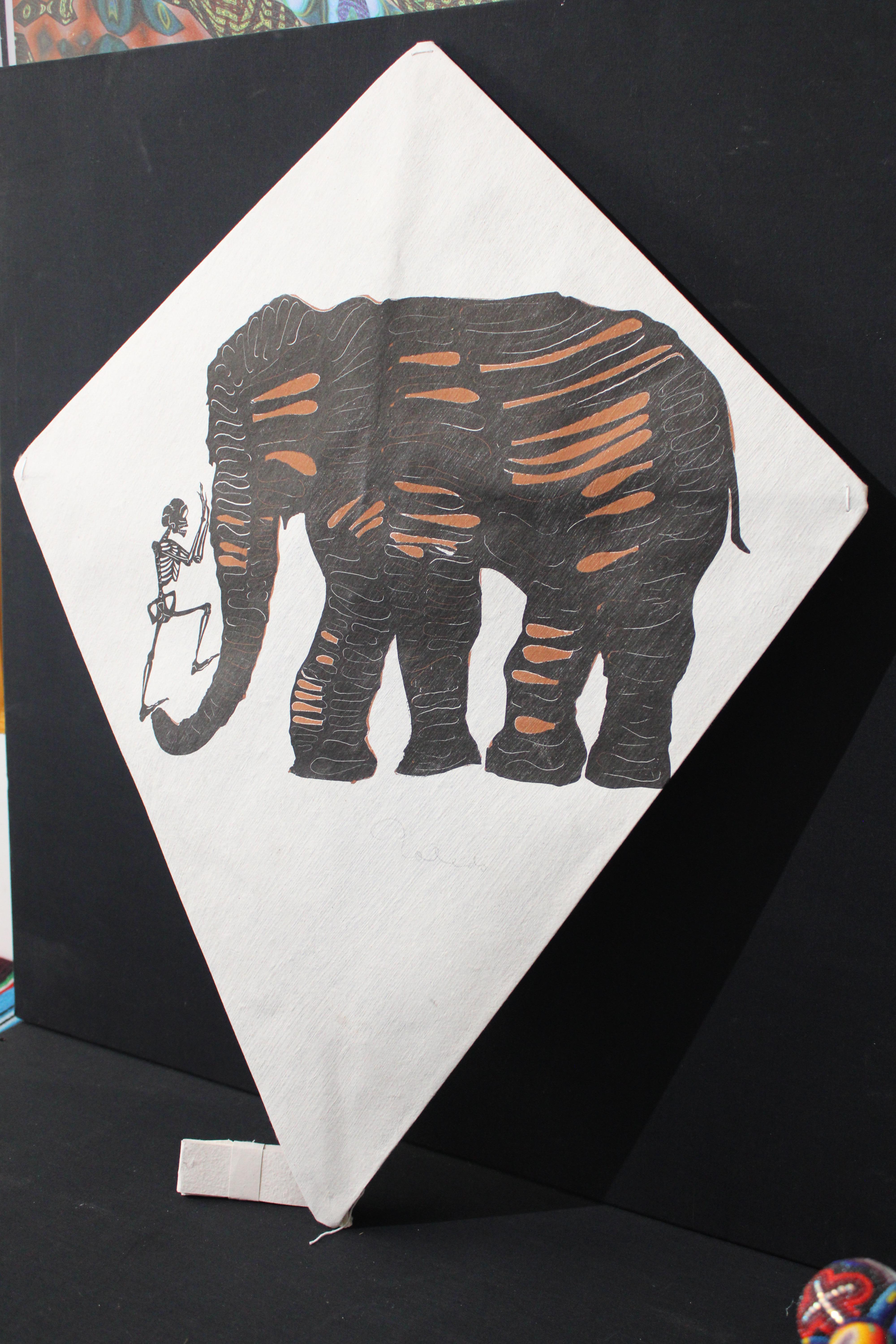 Francisco Toledo Calavera Elefante FRAMADO en venta 3