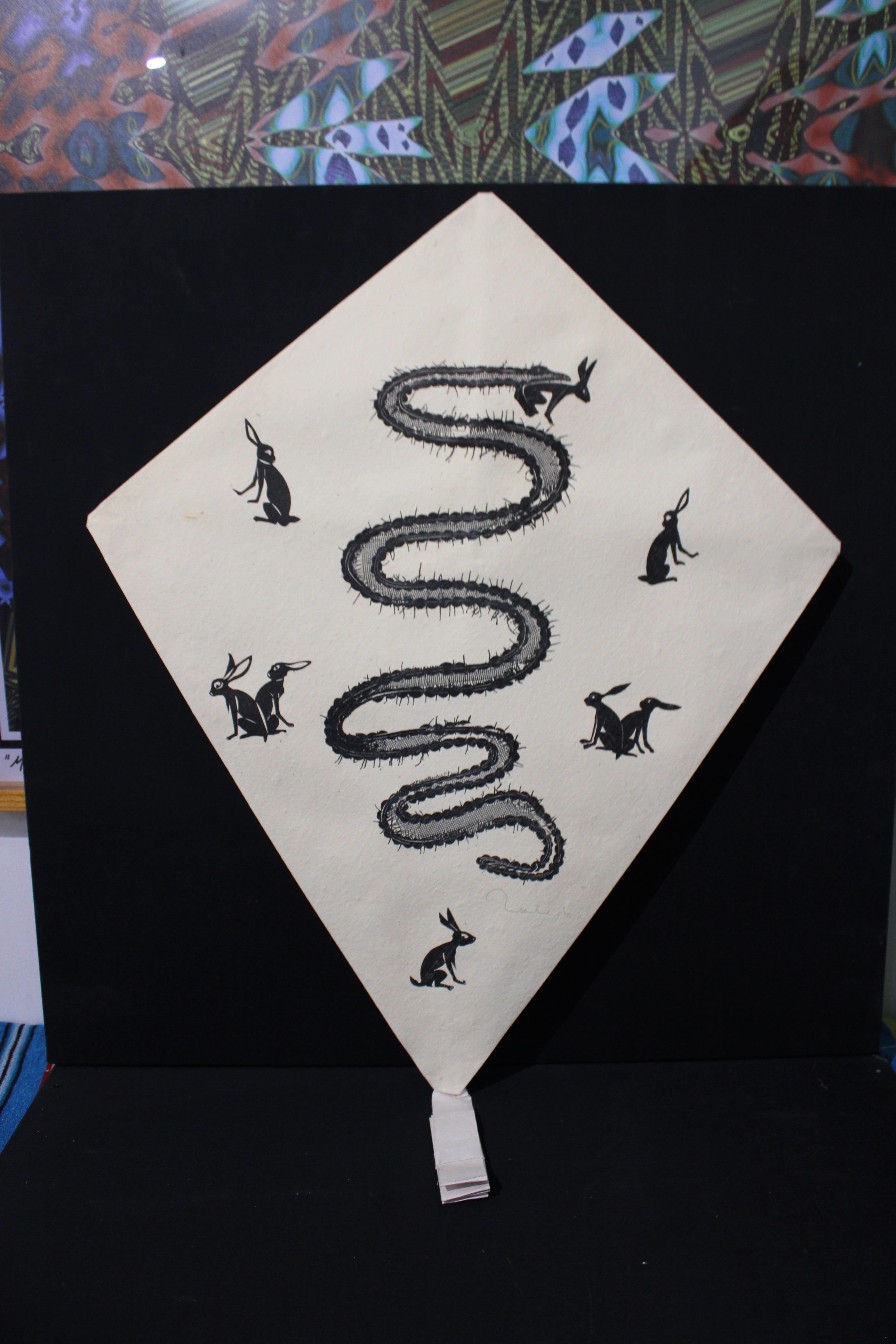 Francisco Toledo Kite Snake FRAMED For Sale 5