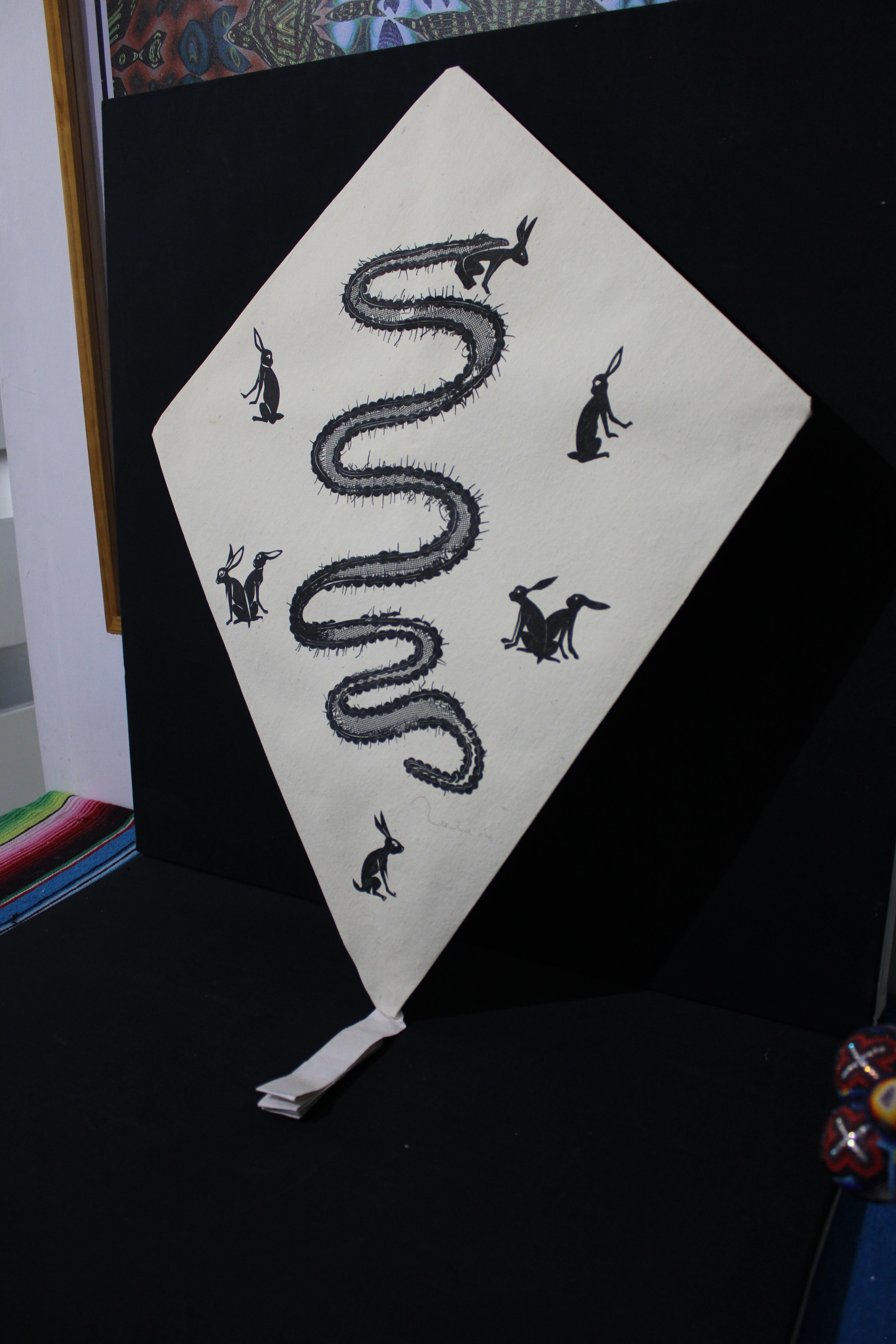 Francisco Toledo Kite Snake FRAMED For Sale 7