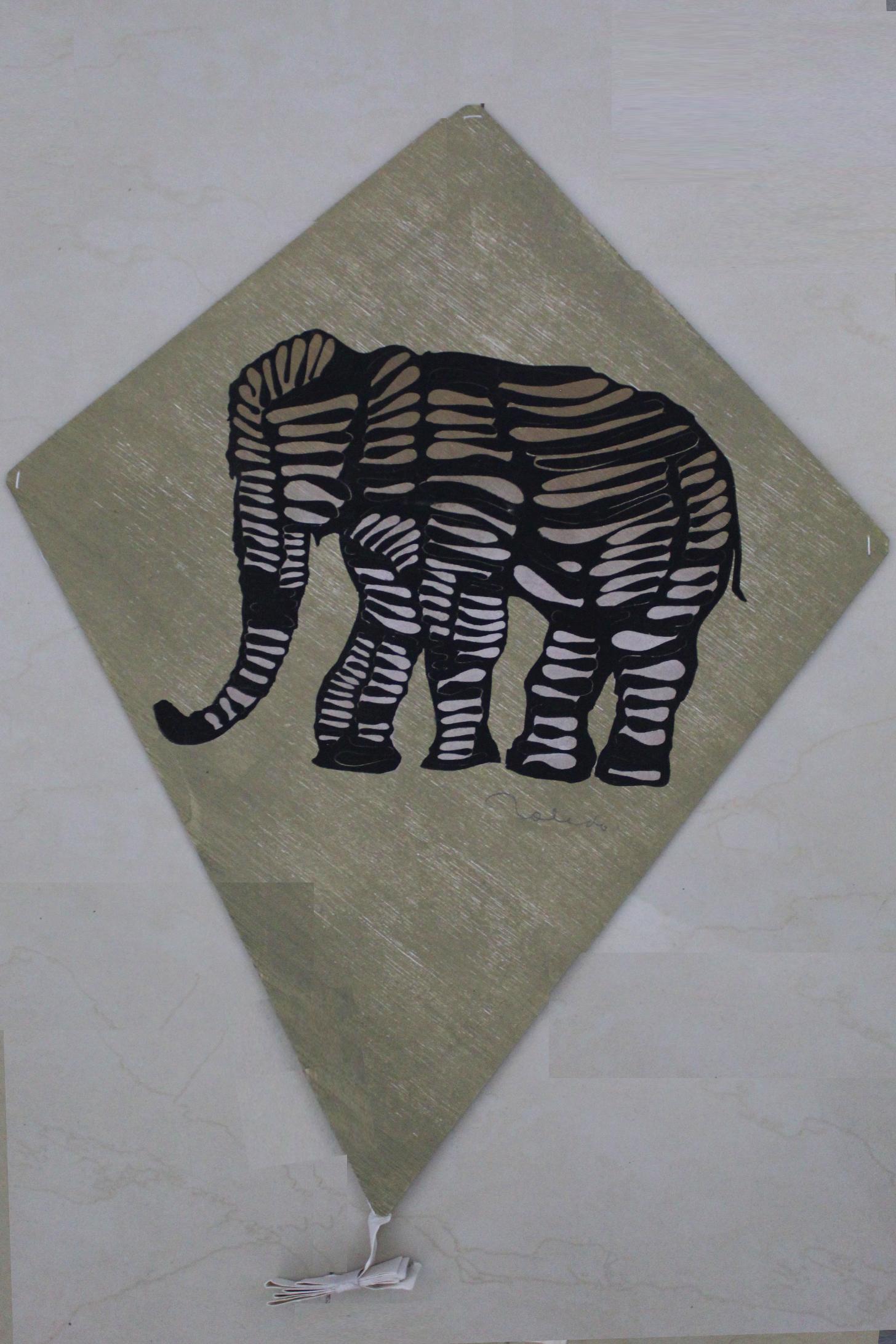 Francisco Toledo Animal Art - Papalote con Elefante Grande