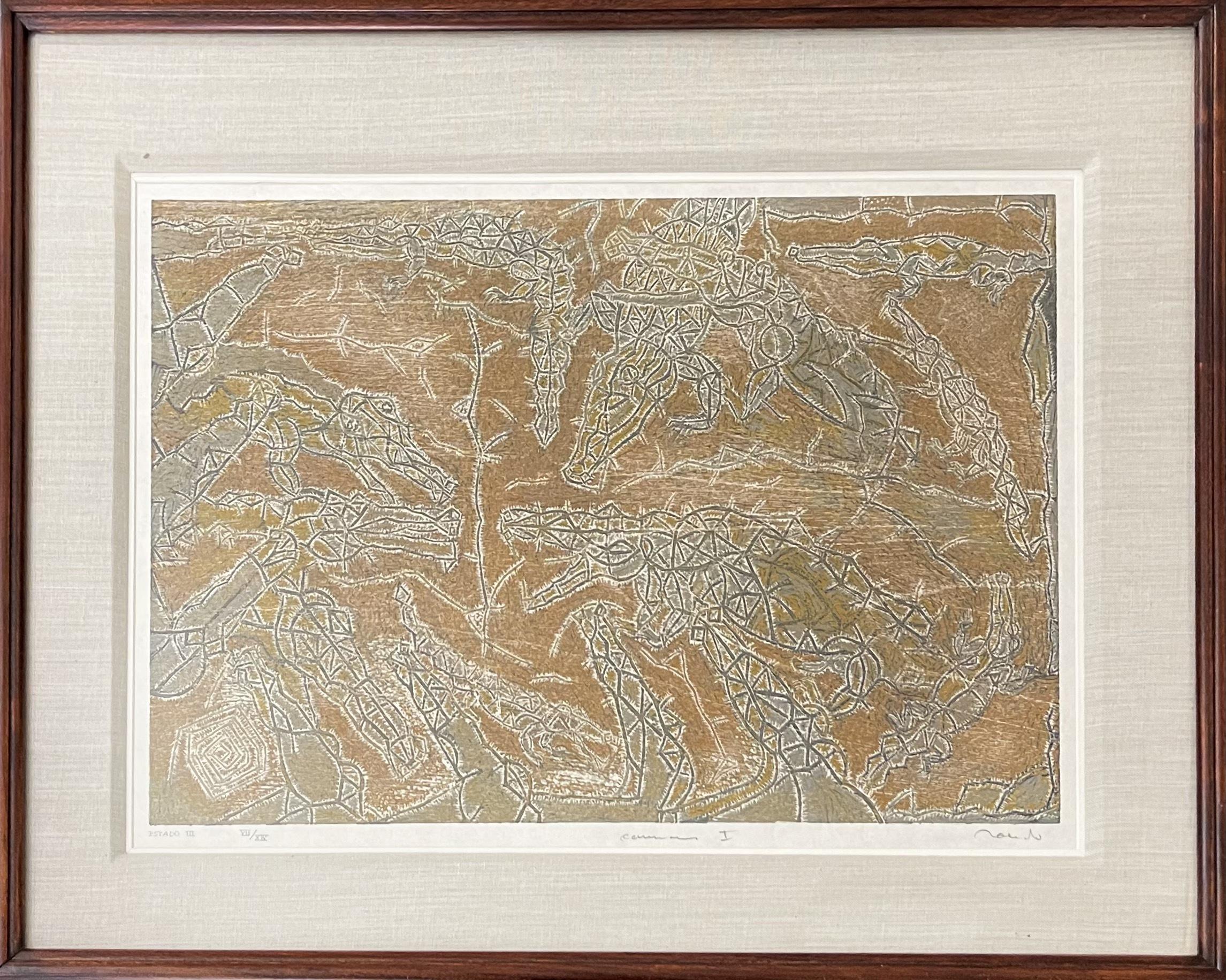 Caimanes I, (Caymans I) (Estado III, VII/XIV) - Print by Francisco Toledo