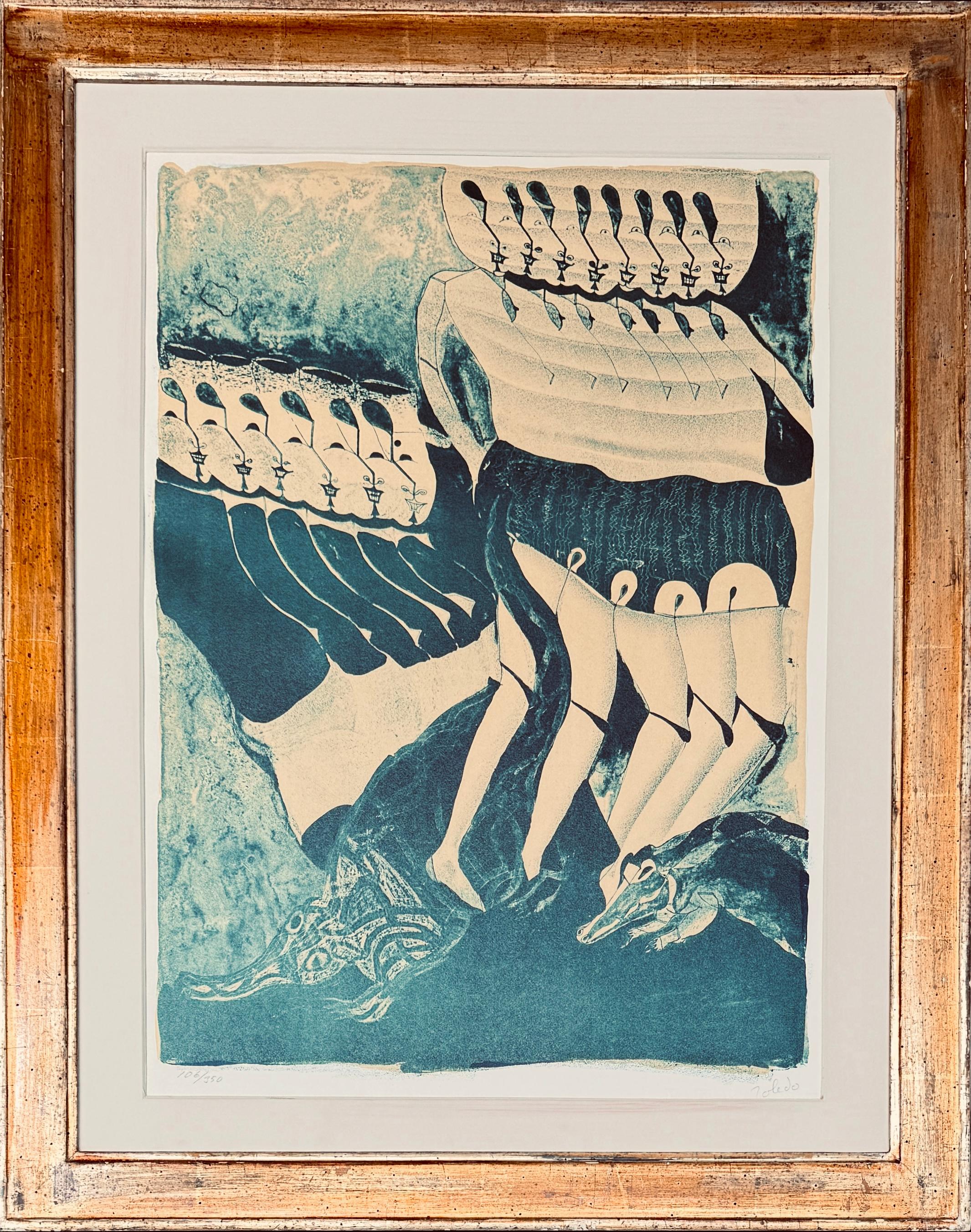 Francisco Toledo (1940-2019) - Farblithographie auf BFK Rives Papier - 1970