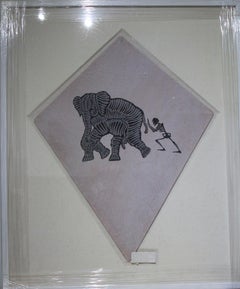 Papalote con Elefante y Esqueleto