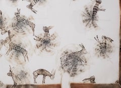 Francisco Toledo "Rabbits and Pinwheels" Etching with Aquatint, circa 1974