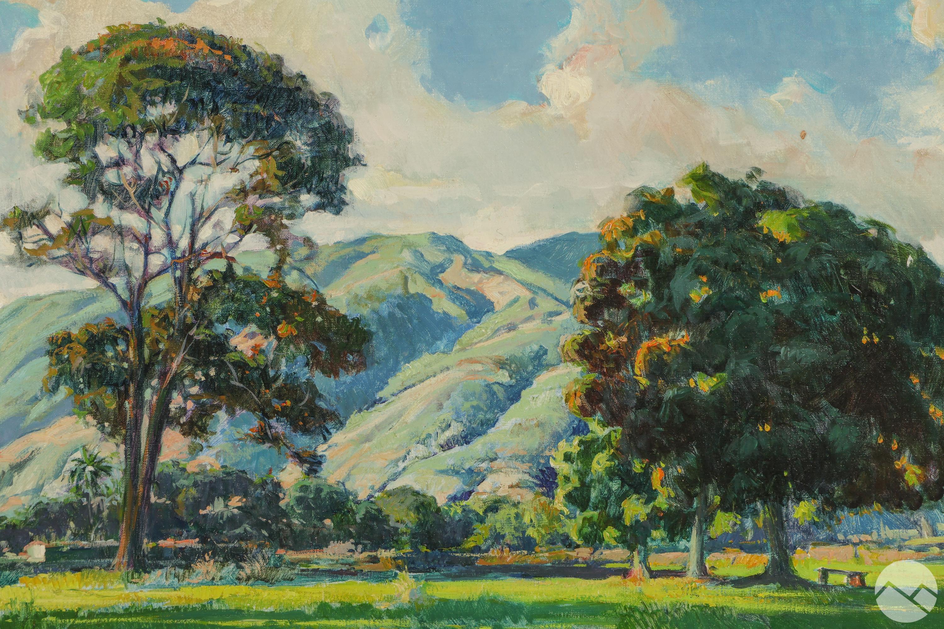 El Avilla Desde El Country - Painting di Francisco Vadillo