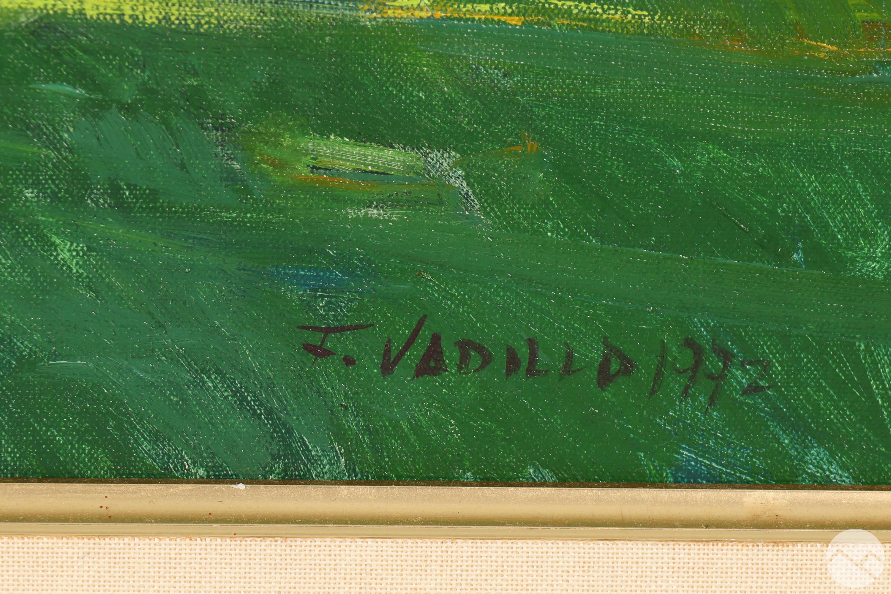 El Avilla Desde El Country - Painting Contemporaneo di Francisco Vadillo