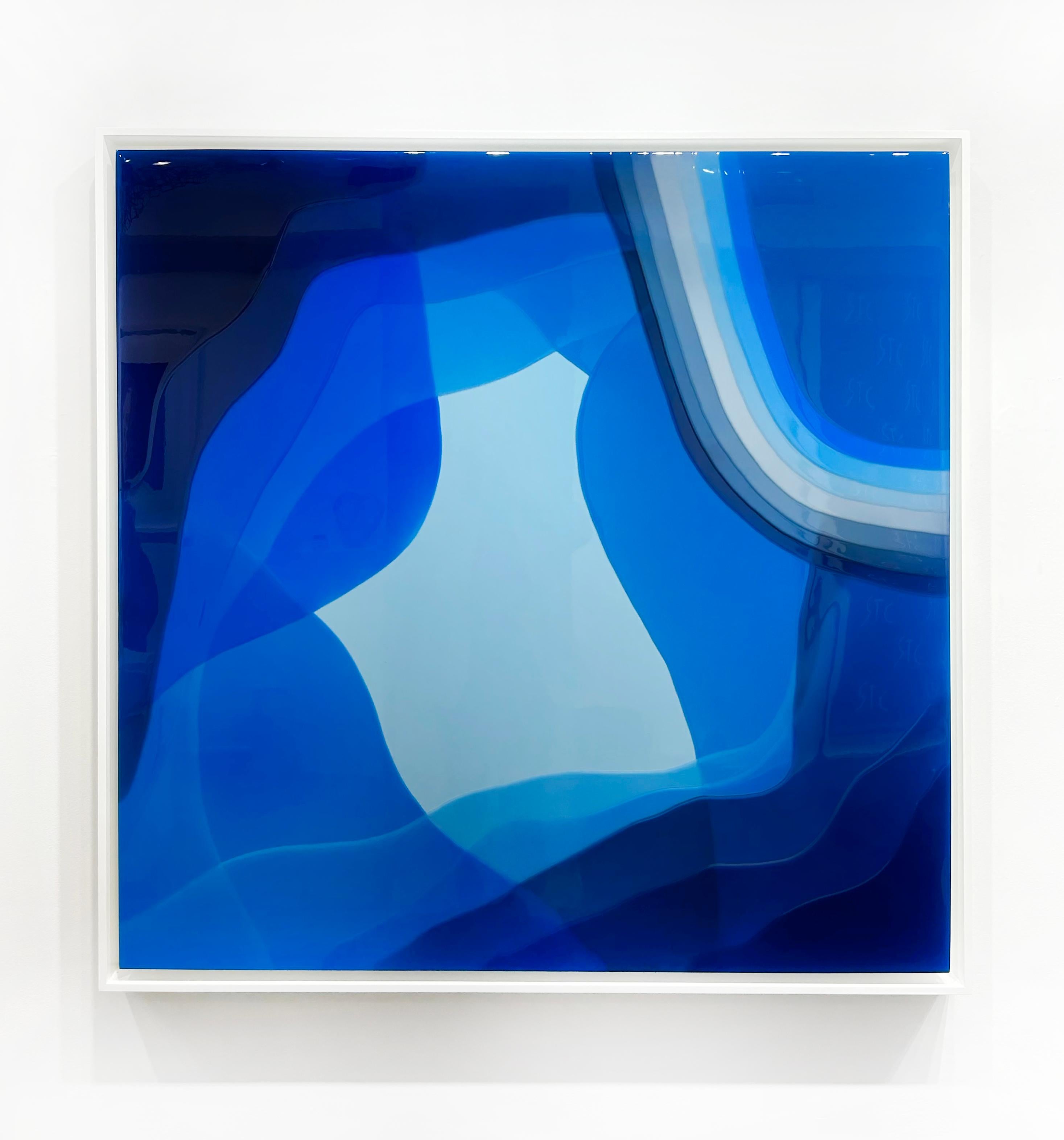 Alizeh - Abstract Painting Blu di Francisco Valverde