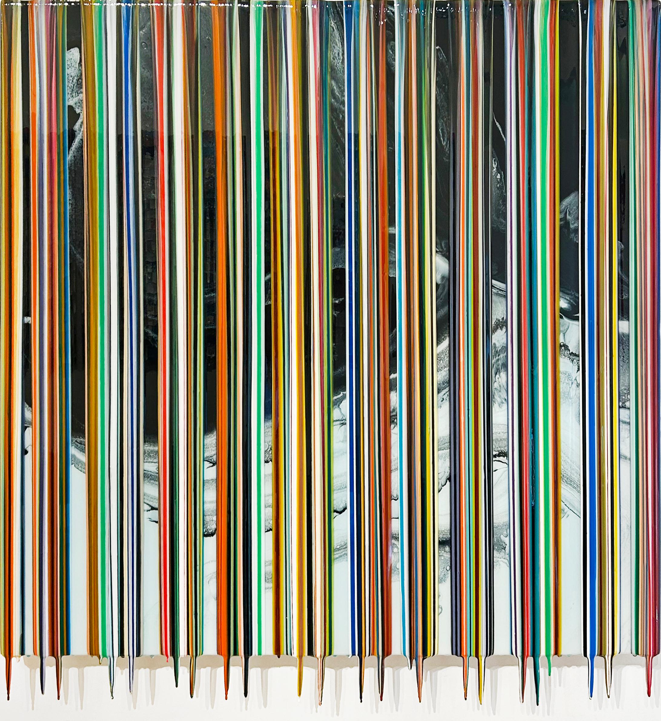 Artist:  Valverde, Francisco
Title:  Arift
Date:  2025
Medium:  Pigmented resin on panel 
Unframed Dimensions:  36.25" x 36" x 3"
Signature:  Signed
Edition:  Unique