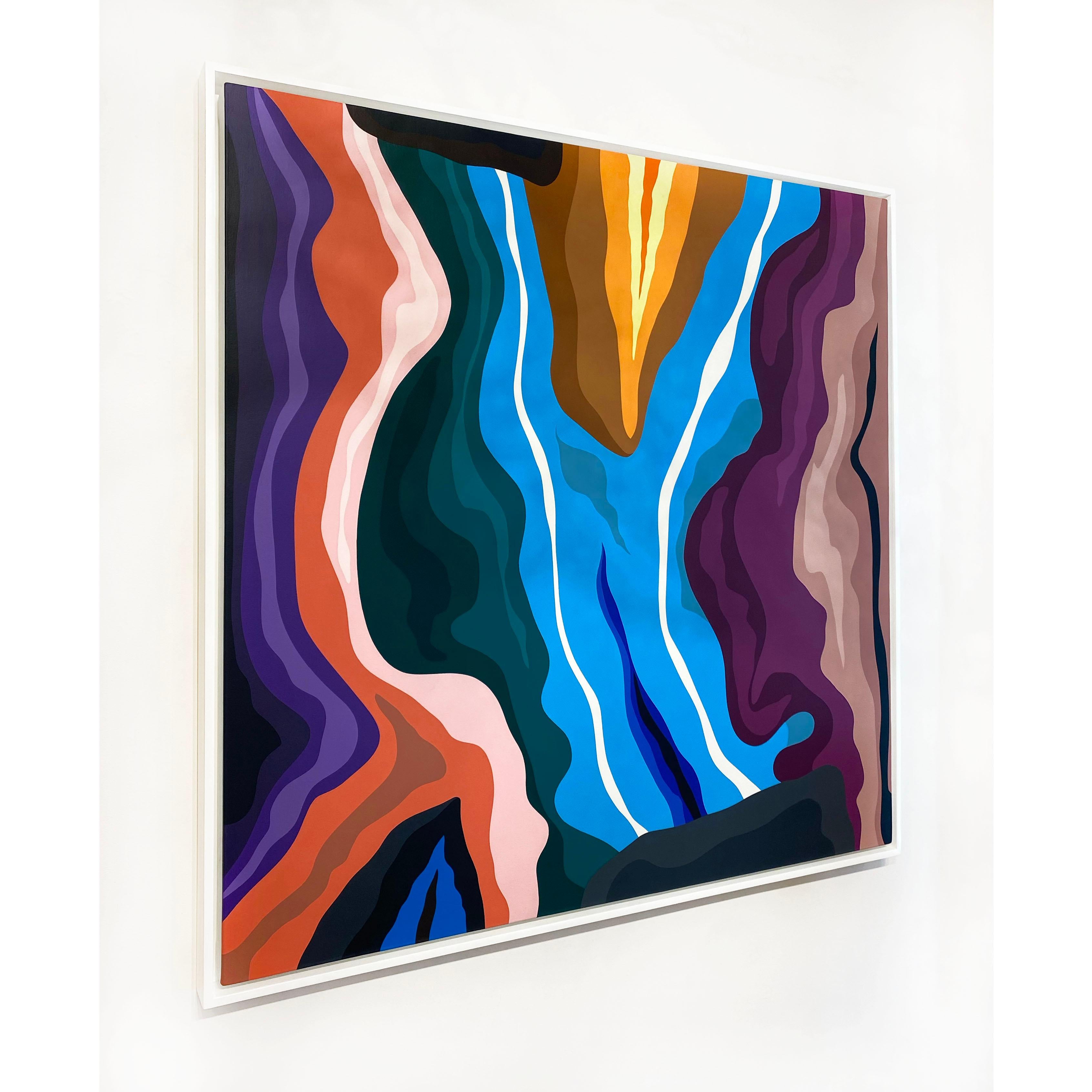 Kimaya - Abstract Painting Nero di Francisco Valverde