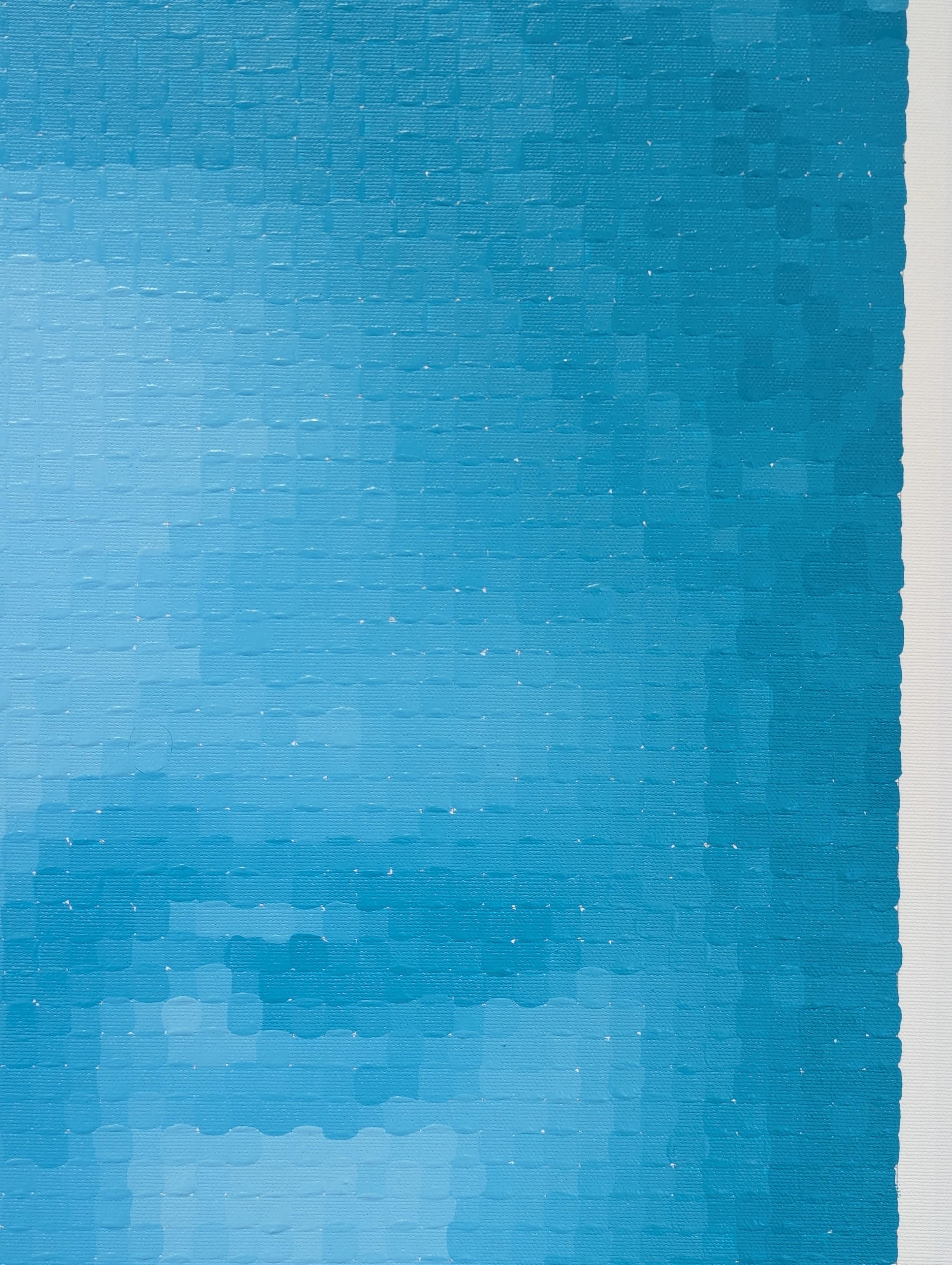 Peinture Pixel Contemporaine 