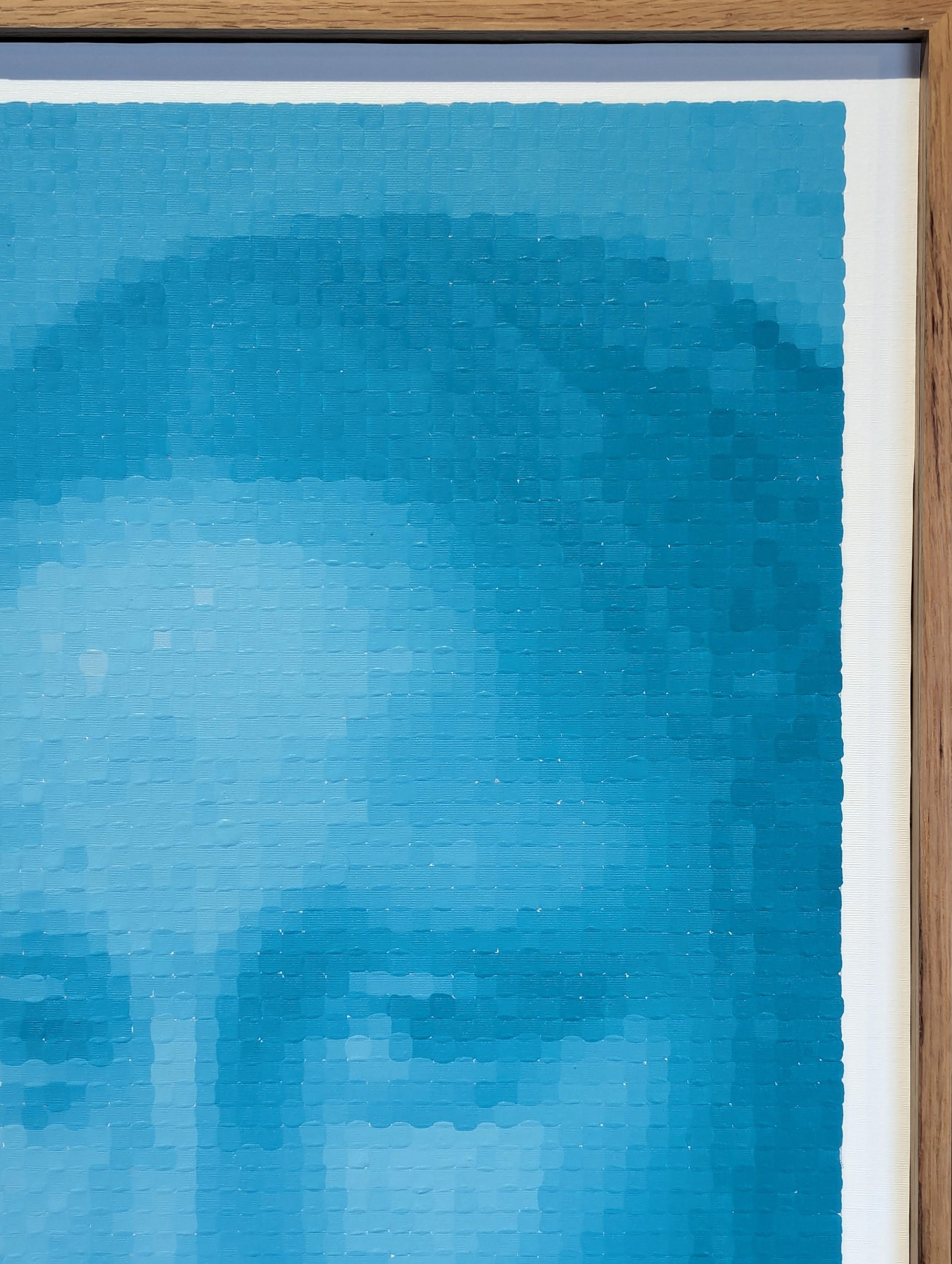Peinture Pixel Contemporaine 