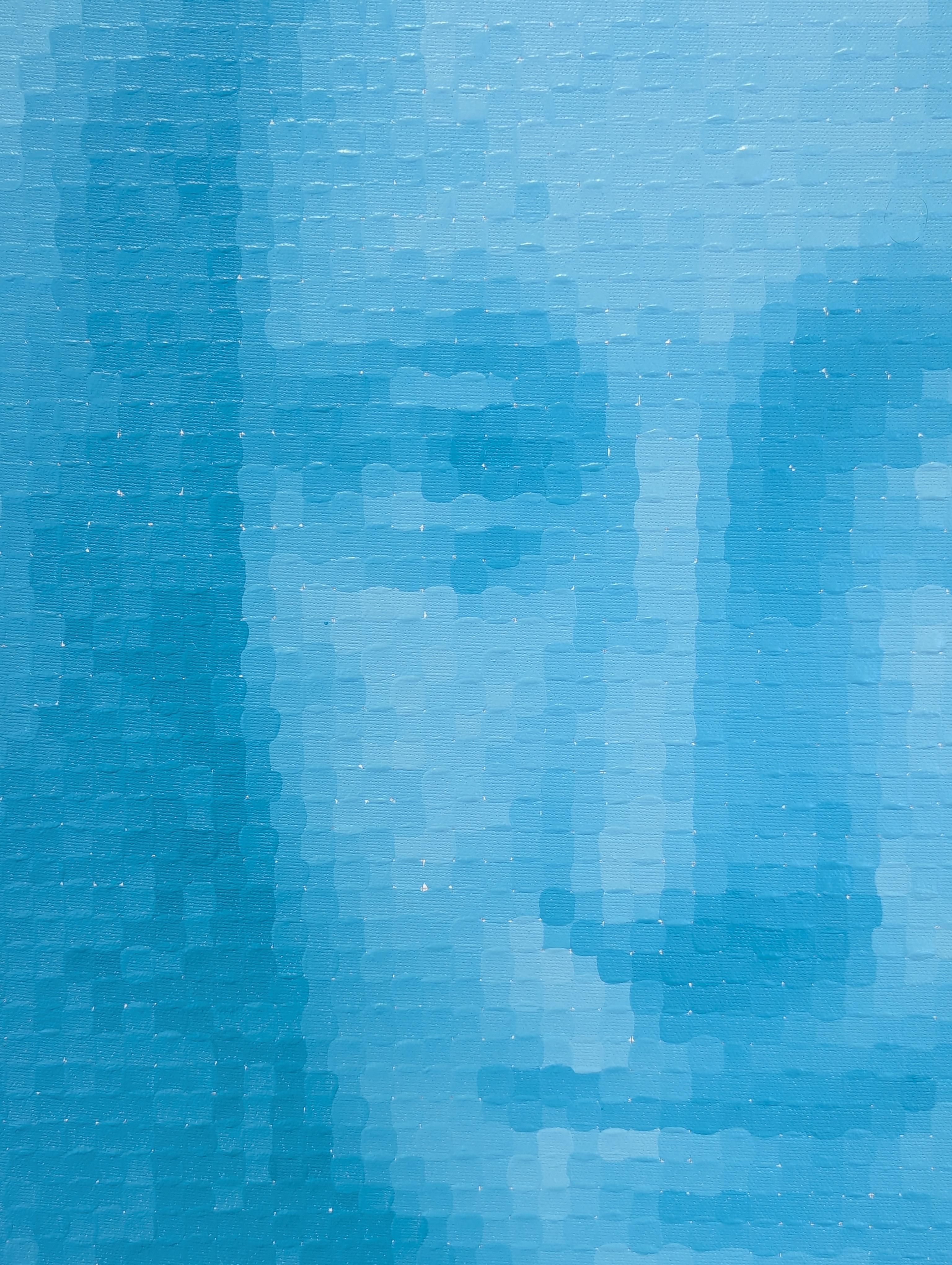Peinture Pixel Contemporaine 