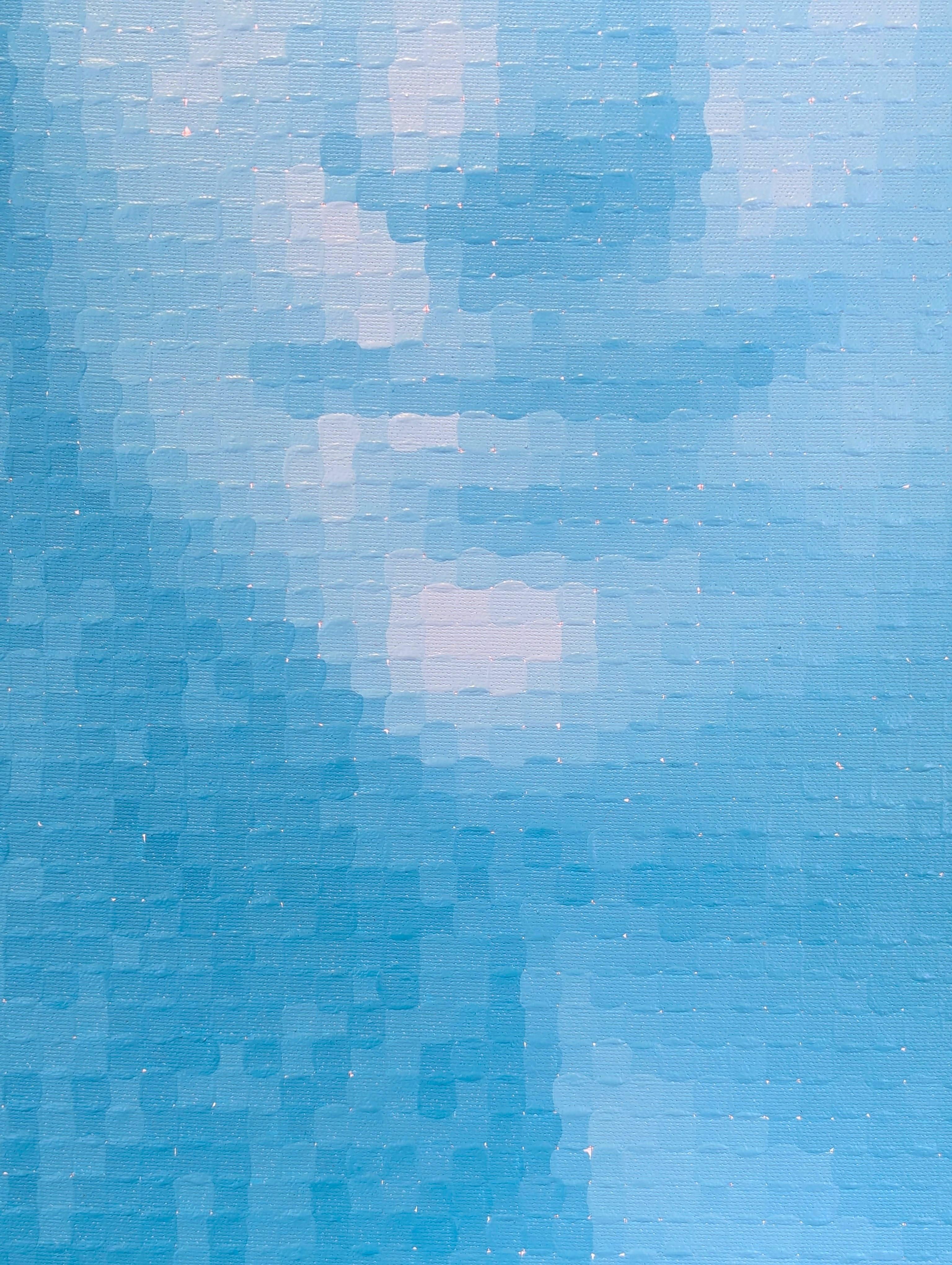 Peinture Pixel Contemporaine 