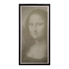 "Mona Lisa" Zeitgenössische 3D Pop Art inspirierte gepixelte Portraitmalerei