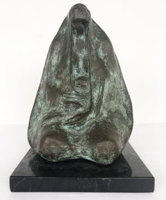 Francisco Zúñiga Scultura in bronzo patinato su base di marmo