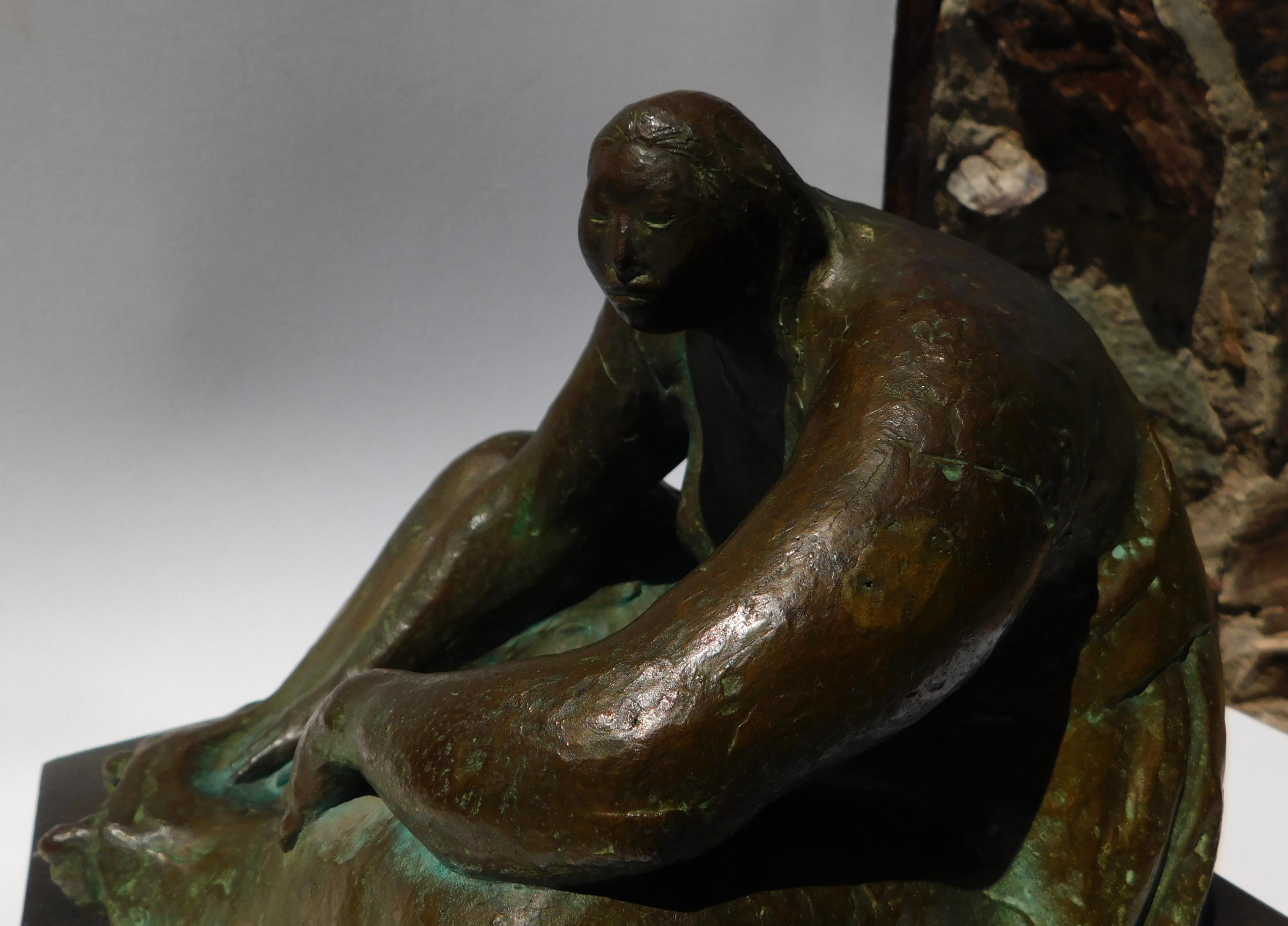 Mid-20th Century Francisco Zuniga Bronze Sculpture, 1965, 