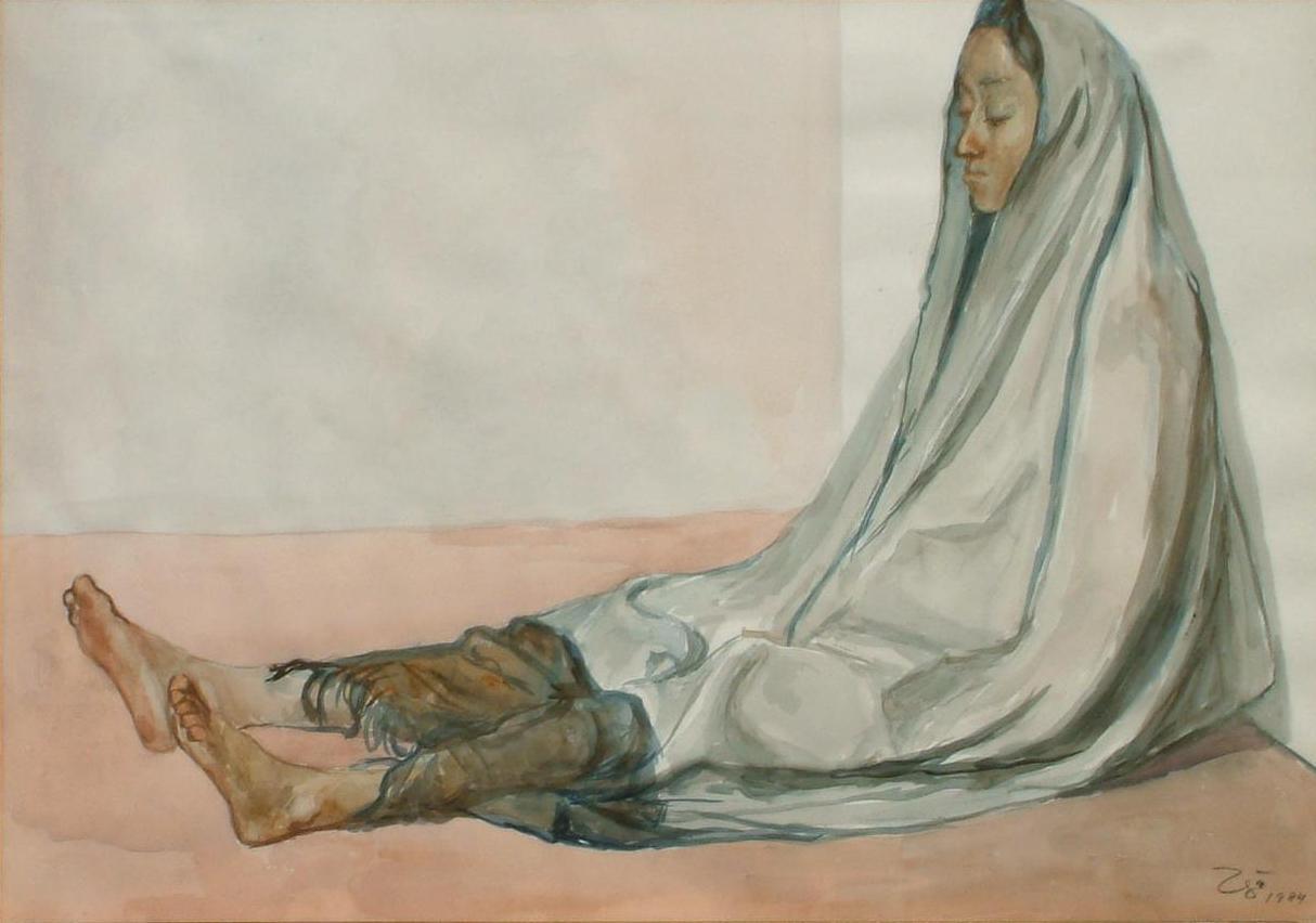 Magnifique aquarelle sur papier du célèbre artiste mexicain Francisco Zuniga (1912-1998).
Encadré et en excellent état. Signé et daté en bas à droite.
L'image mesure : 19 ½
