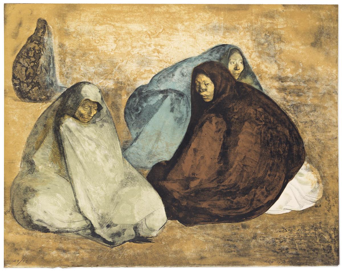 Grupo de Mujeres Sentadas, I.