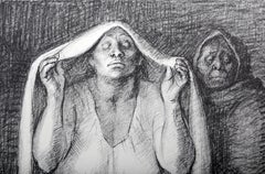 Ritual, Lithograph by Francisco Zuniga