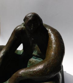 Francisco Zuniga Bronze Sculpture, 1965, "Juchiteca Sentada"