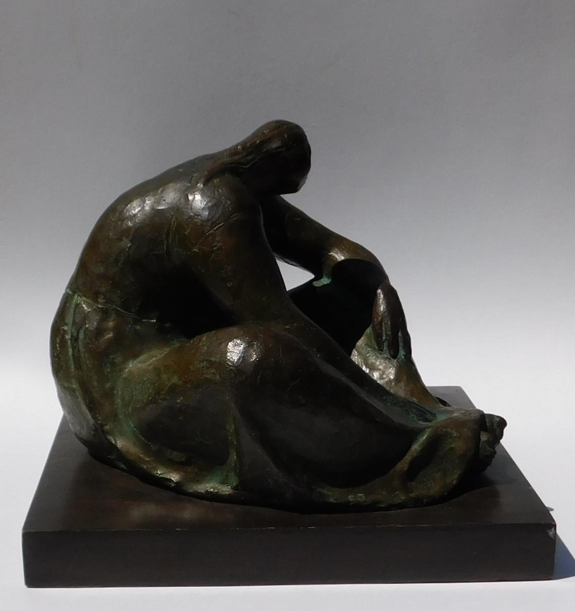Francisco Zuniga Escultura de bronce, 1965, 