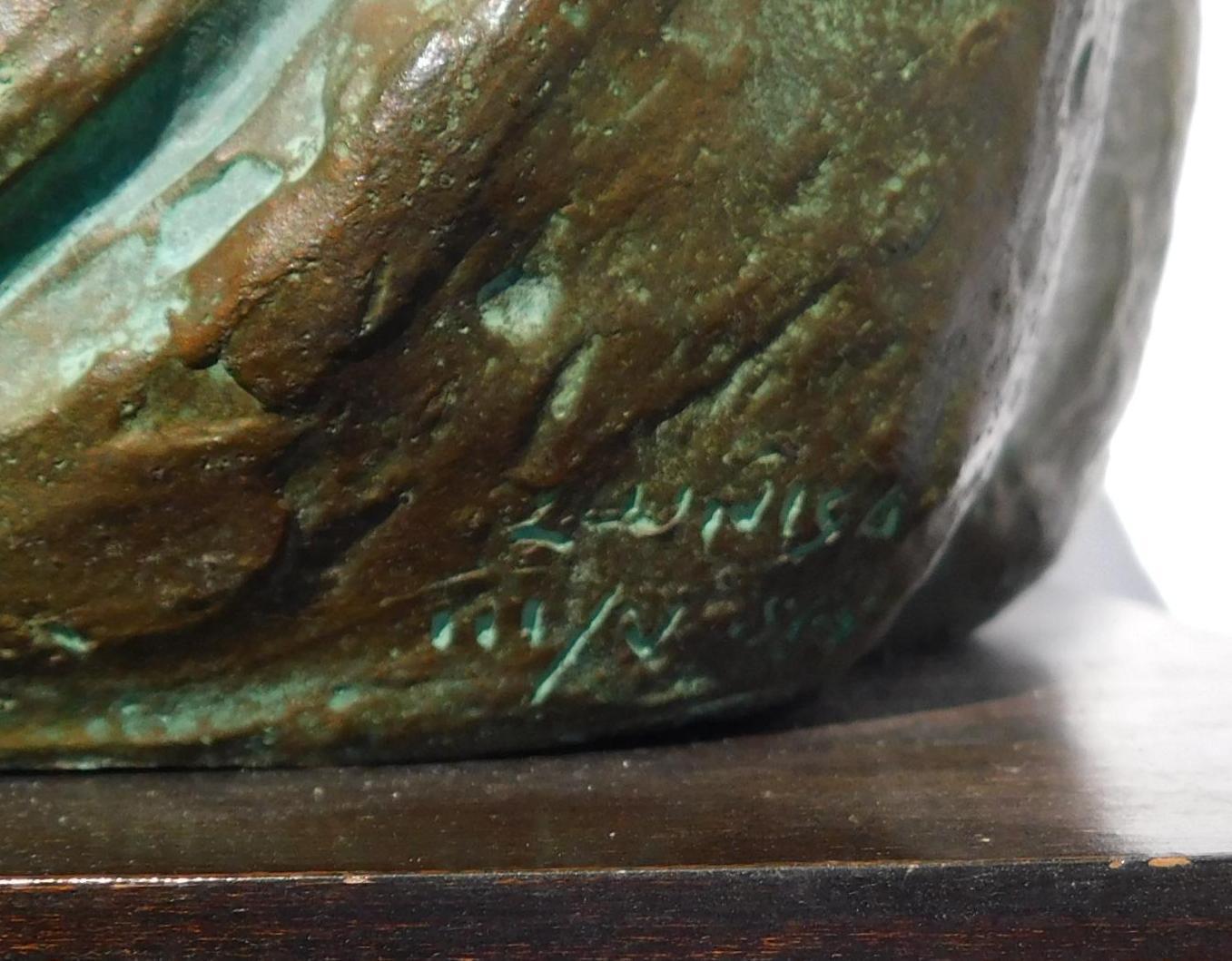 Francisco Zuniga Escultura de bronce, 1965, 