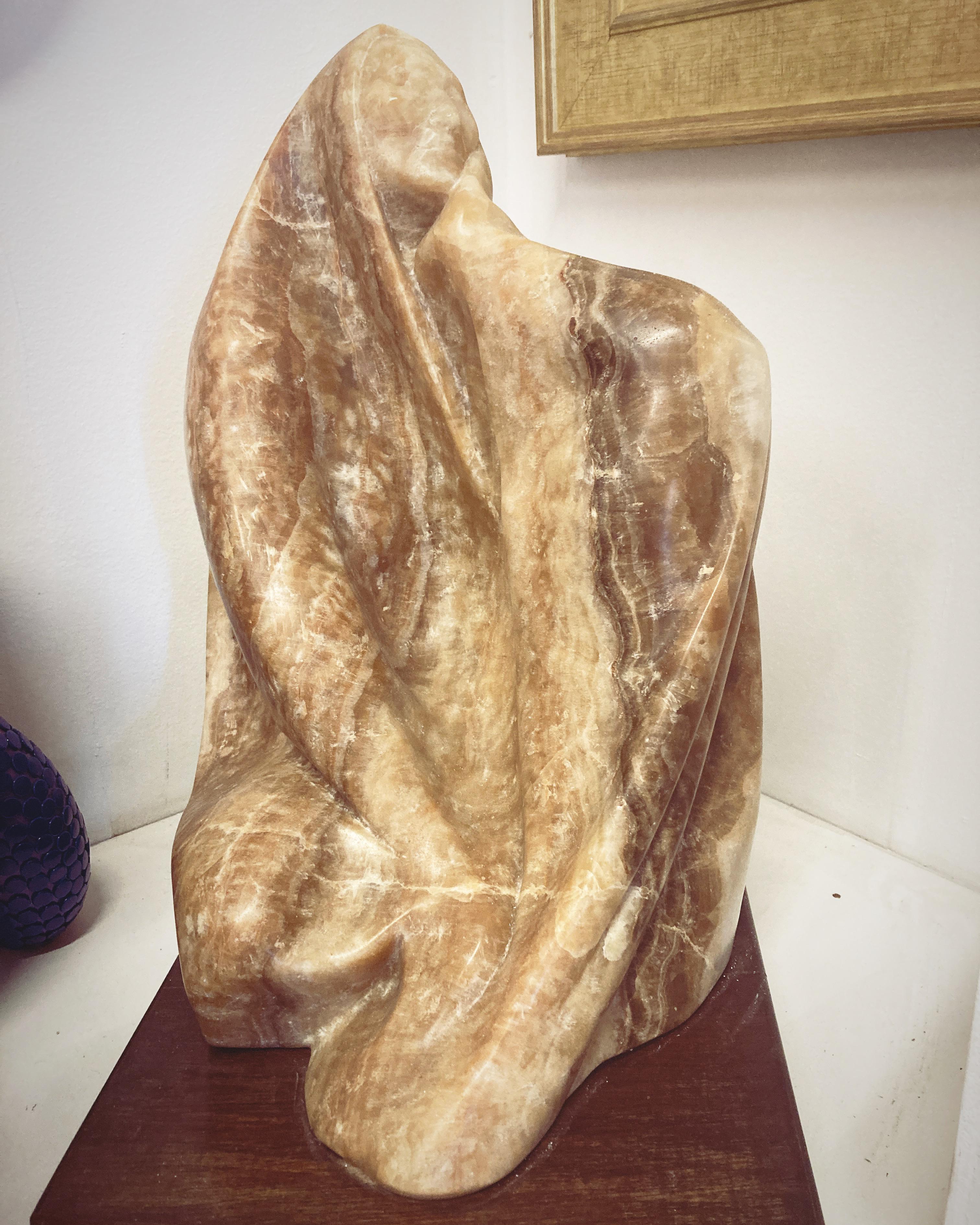 Francisco Zúñiga Figurative Sculpture - Mujer Envuleta (Enveloped Woman)