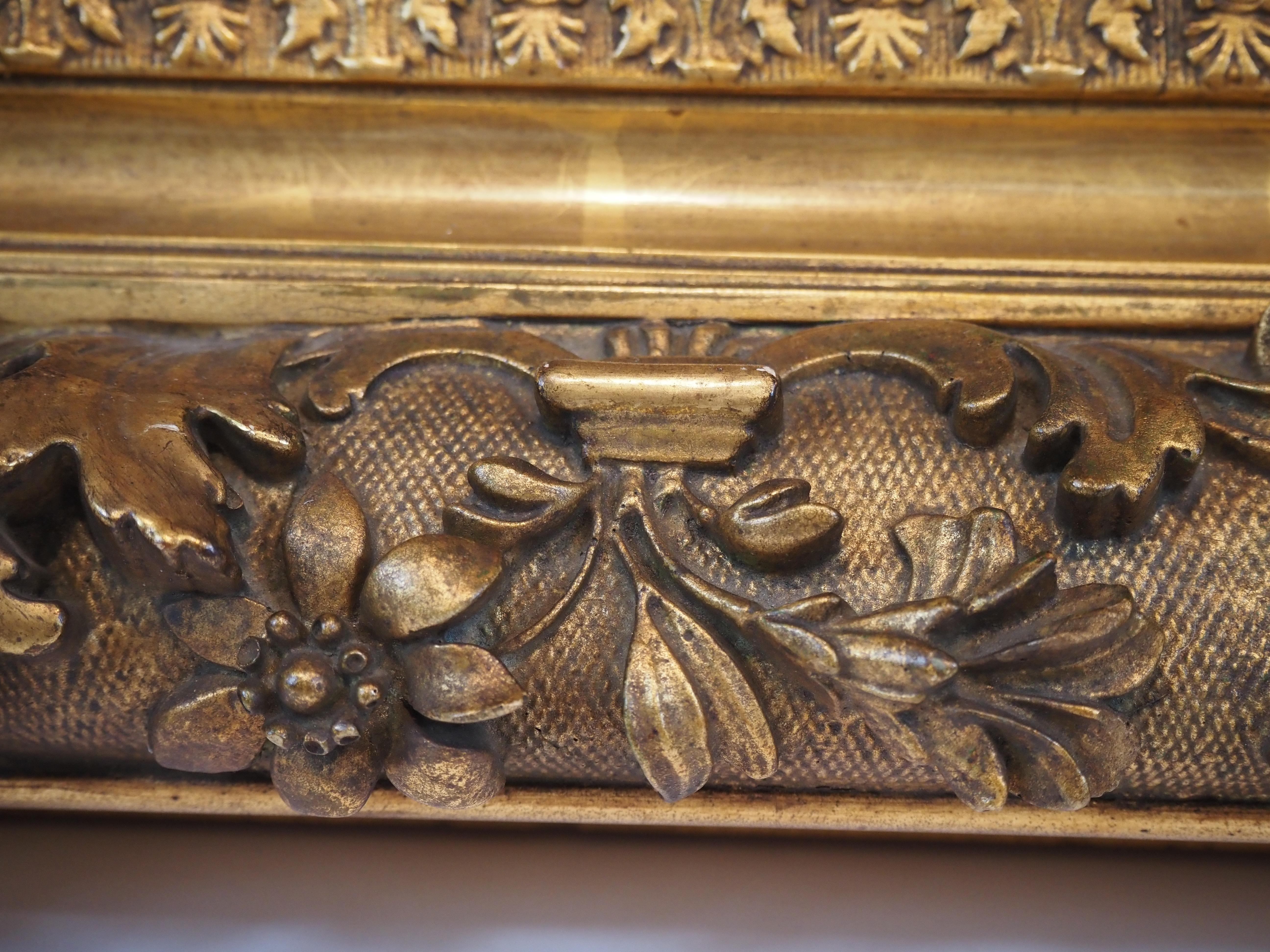 Antique oil painting on panel, interior scene with a cat, Belgium, 19th century For Sale 11