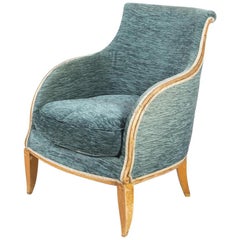 Francisque Chaleyssin Art Deco Armchair, circa 1930