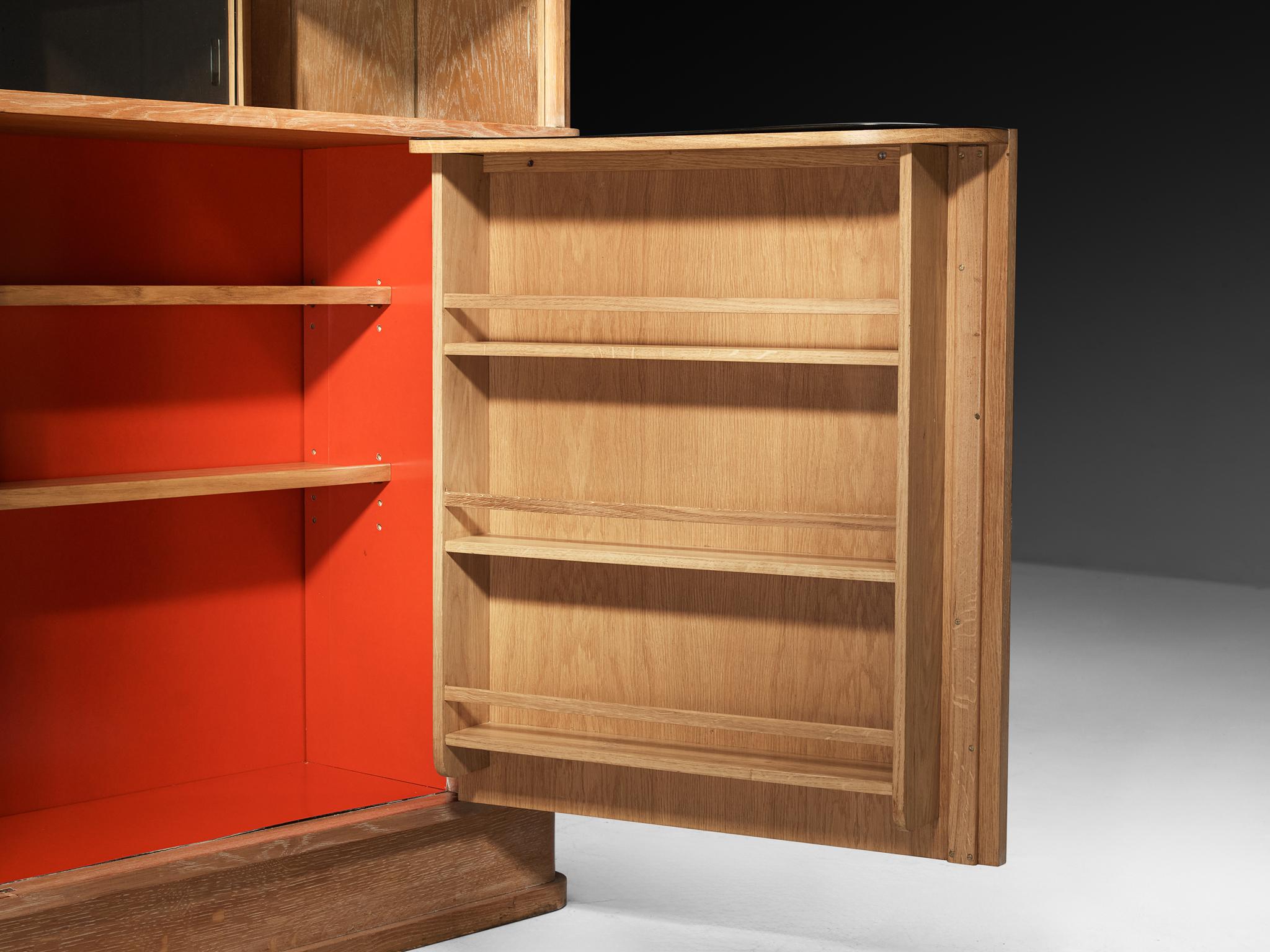 Mobile Francisque Chaleyssin in stile Art Déco francese in Oak cerato in vendita 4