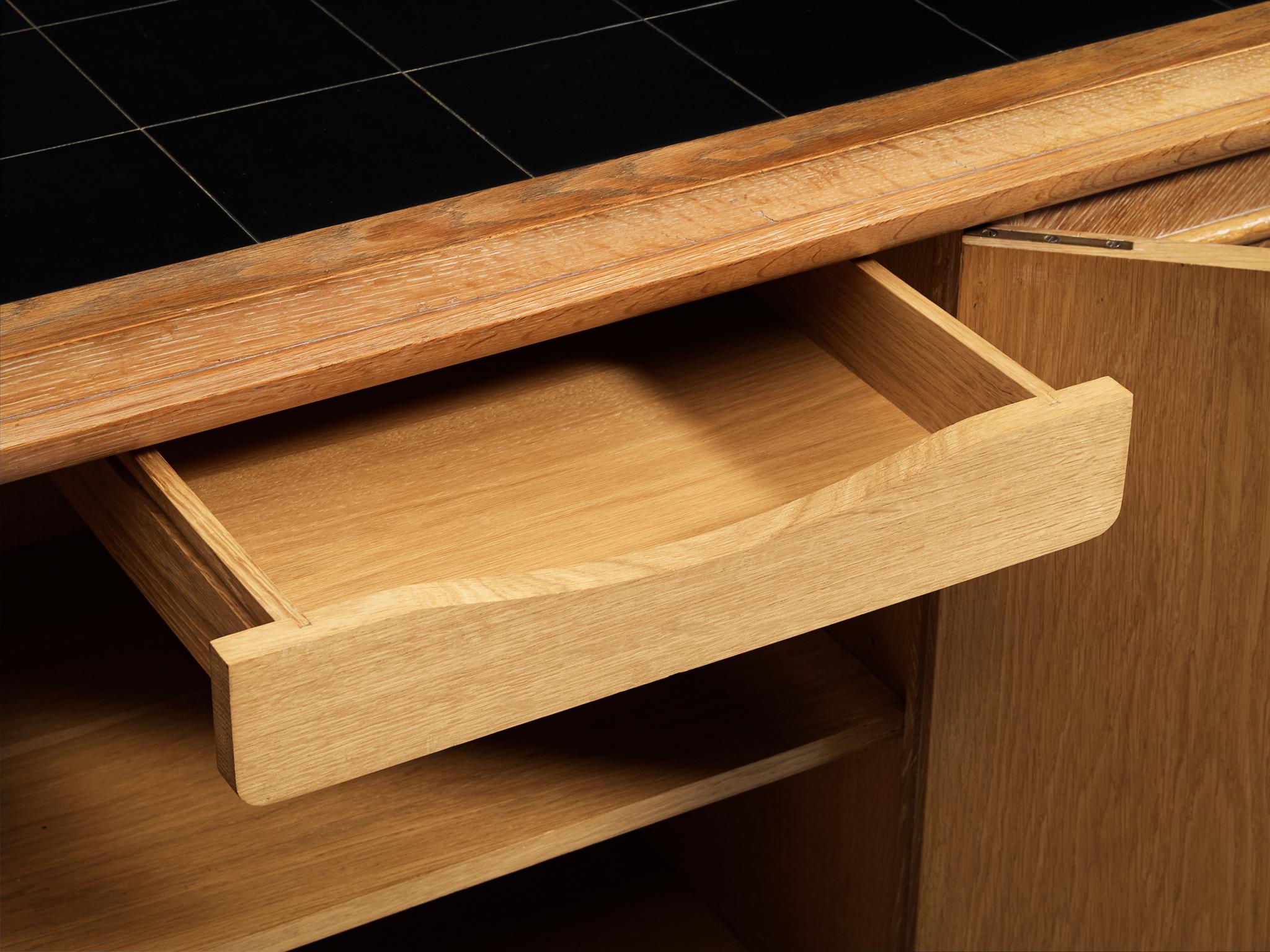 Credenza Francisque Chaleyssin in stile Art Déco francese, in Oak cerato in vendita 4