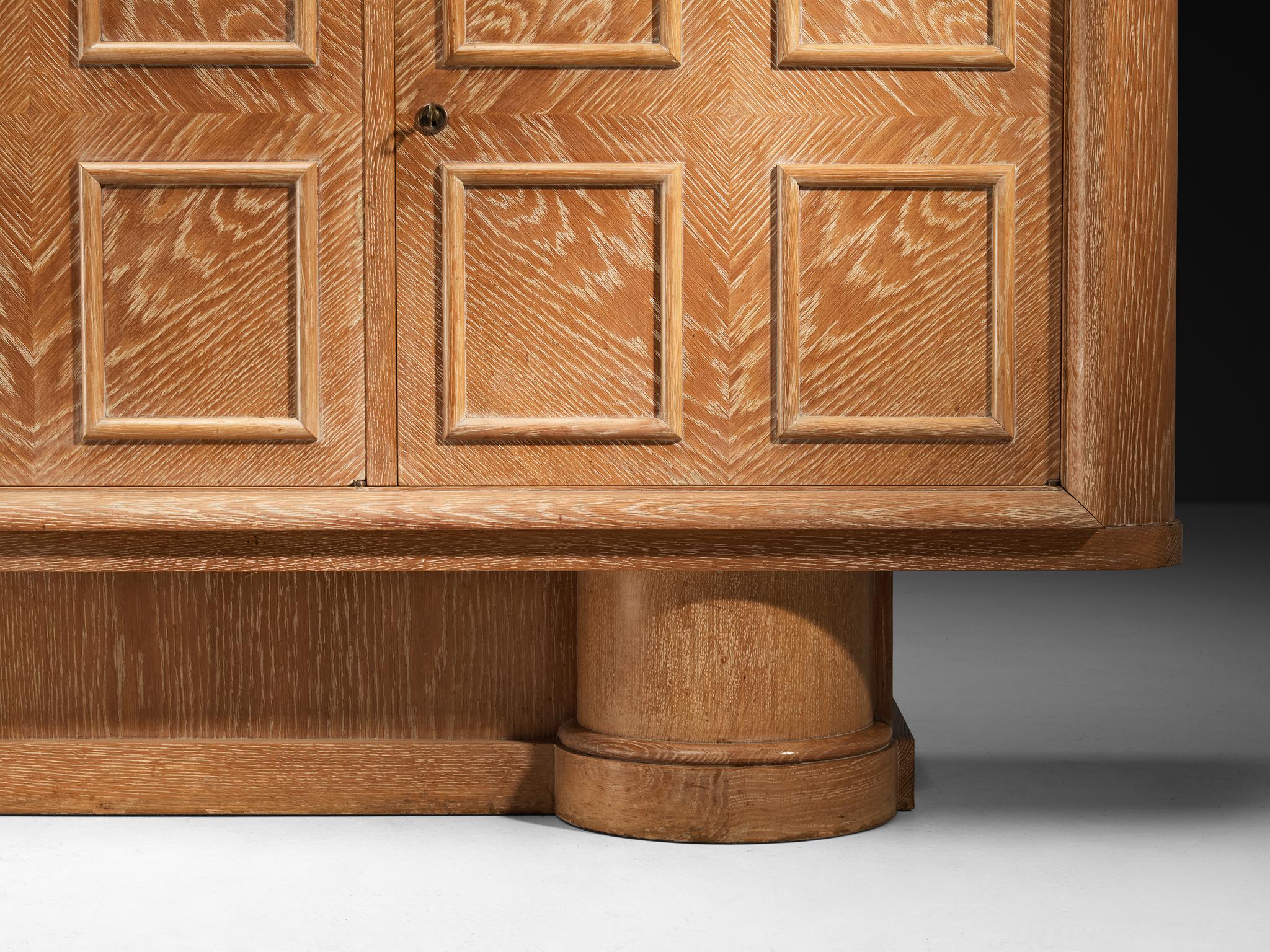 Credenza Francisque Chaleyssin in stile Art Déco francese, in Oak cerato in vendita 5